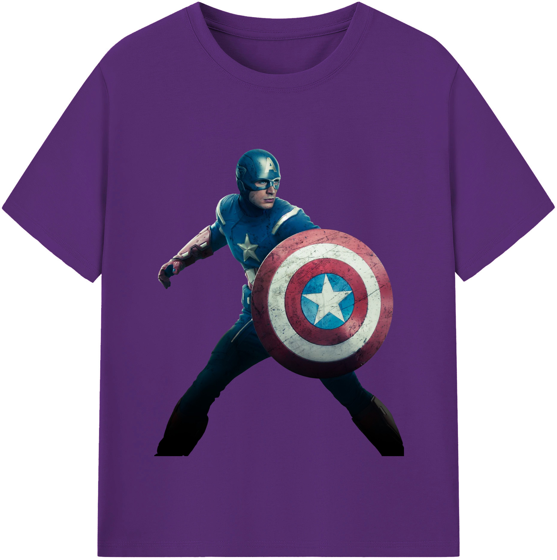 （画像用） アベンジャーズ The Avengers 綿100％半袖Tシャツ（フロントプリント）