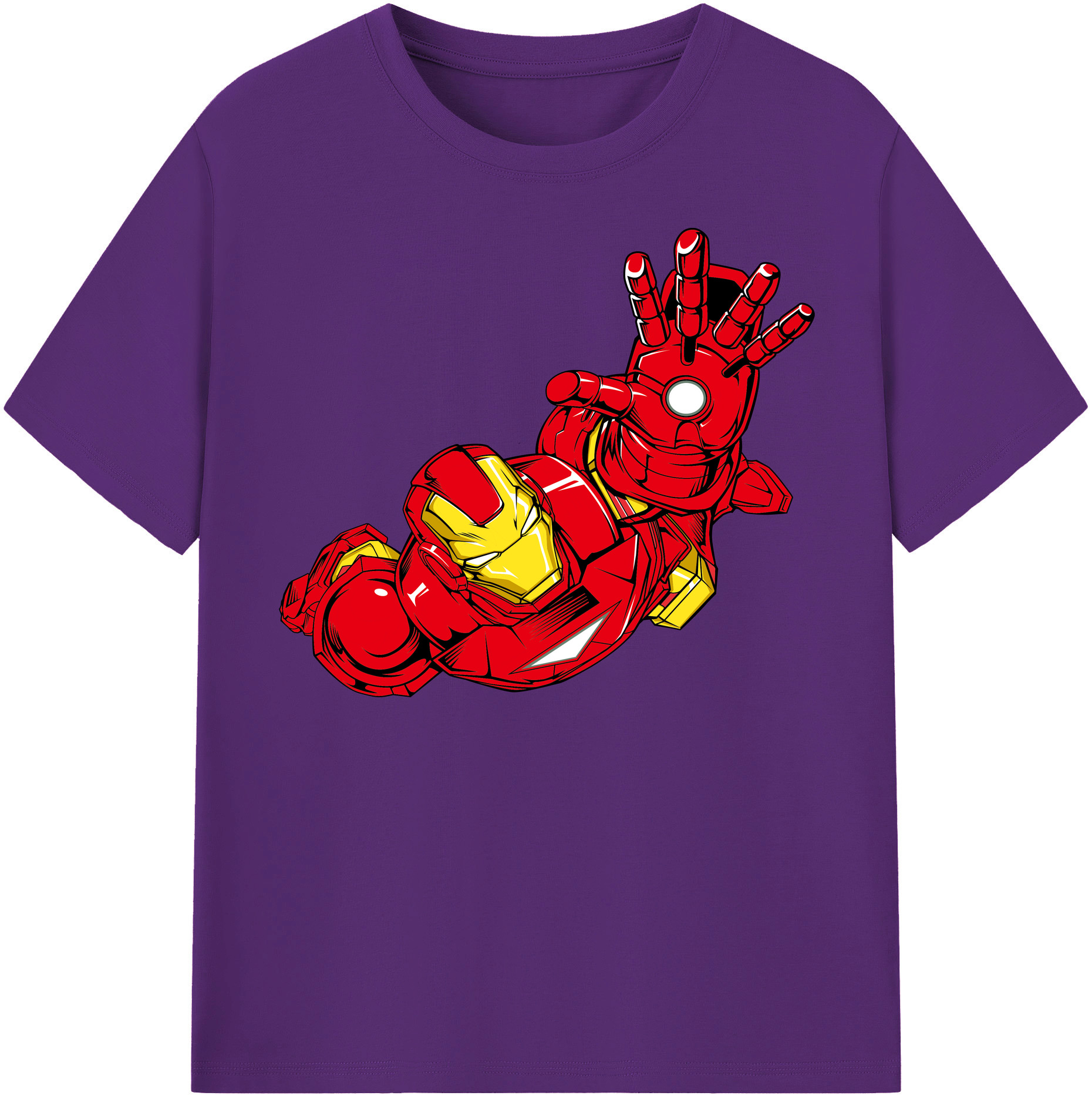 （画像用） アベンジャーズ The Avengers 綿100％半袖Tシャツ（フロントプリント）