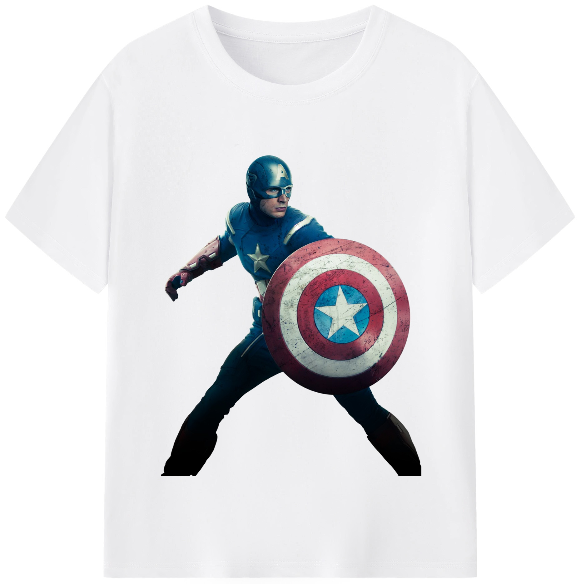 （画像用） アベンジャーズ The Avengers 綿100％半袖Tシャツ（フロントプリント）