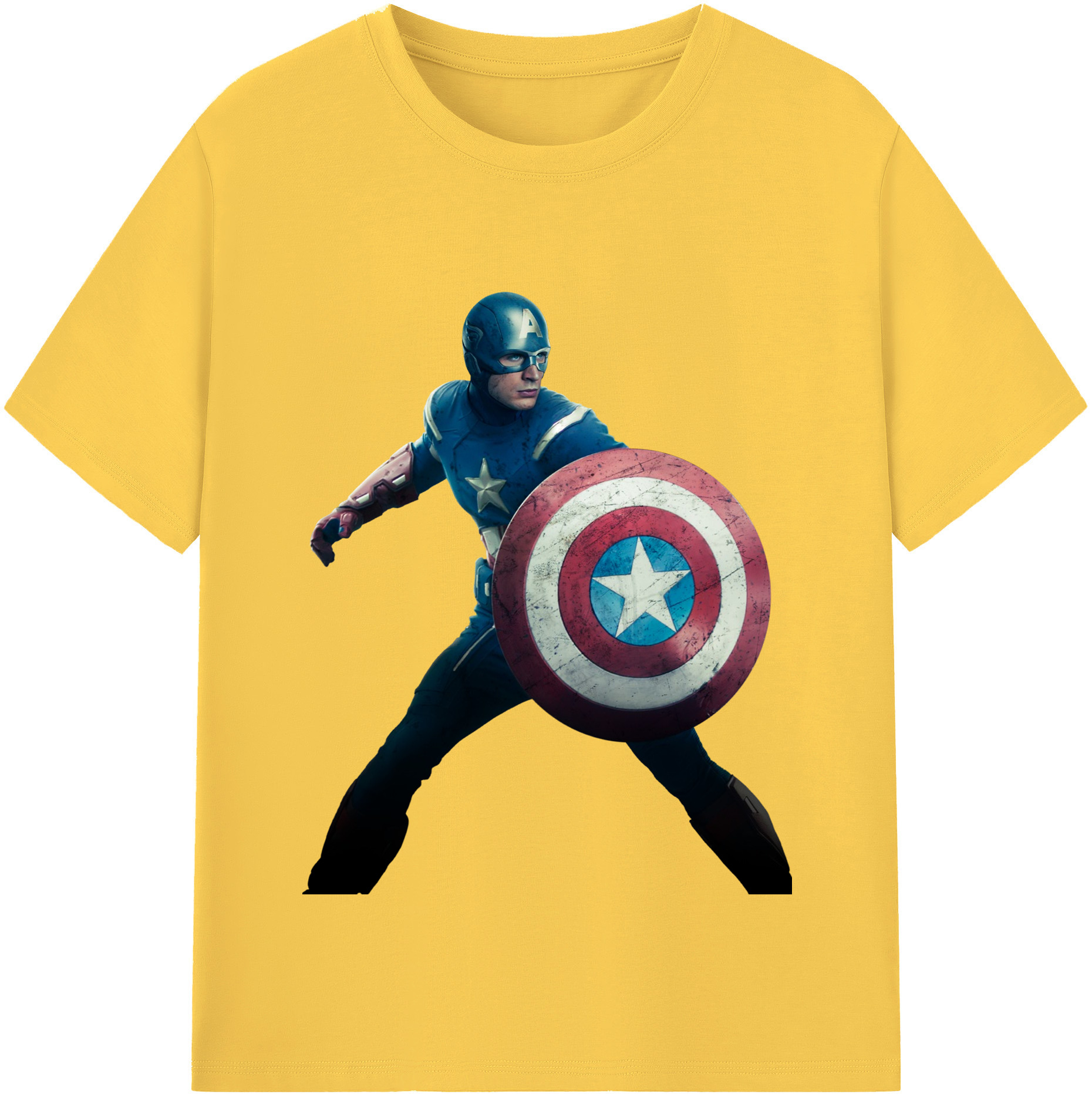 （画像用） アベンジャーズ The Avengers 綿100％半袖Tシャツ（フロントプリント）
