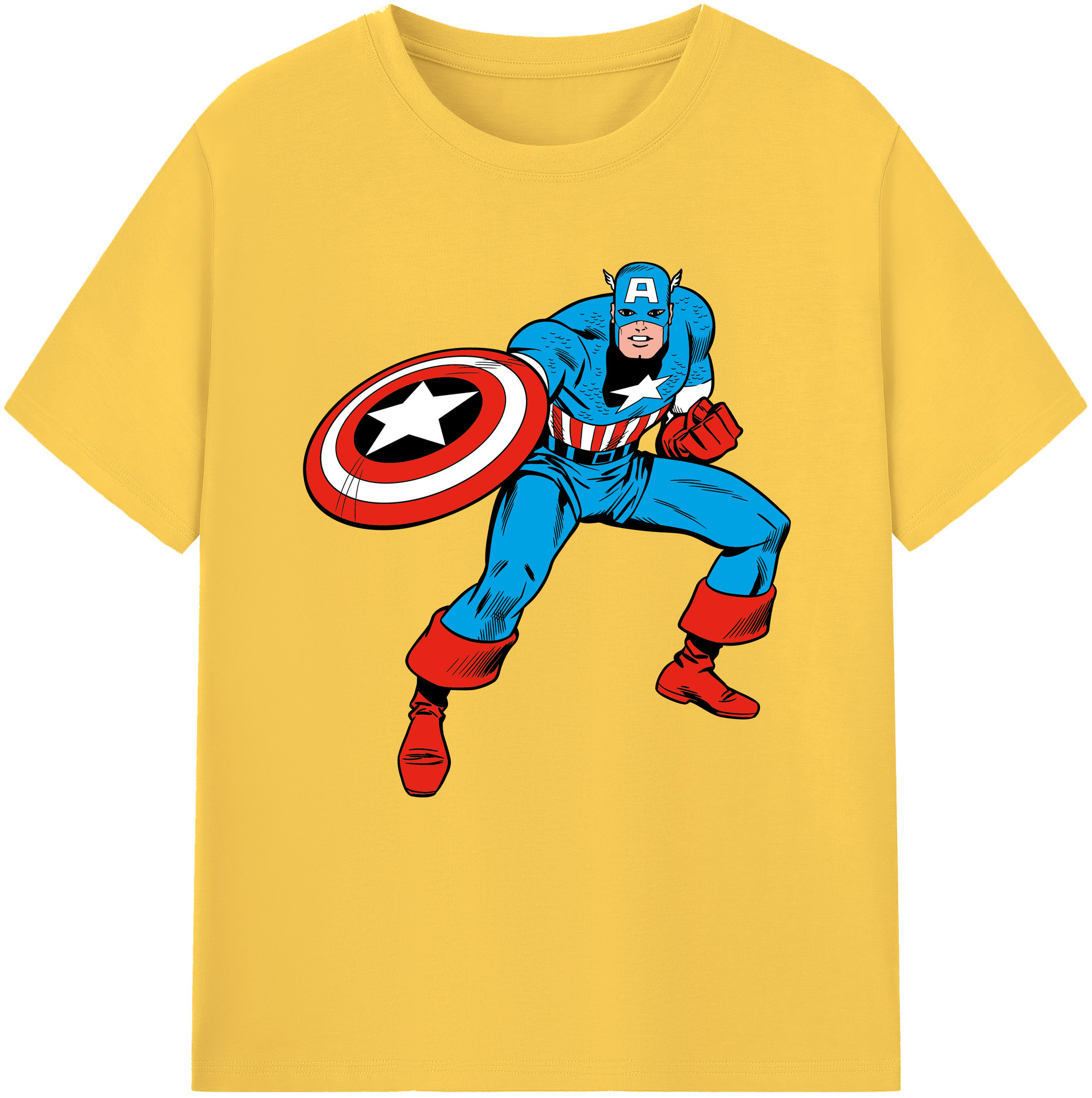 （画像用） アベンジャーズ The Avengers 綿100％半袖Tシャツ（フロントプリント）
