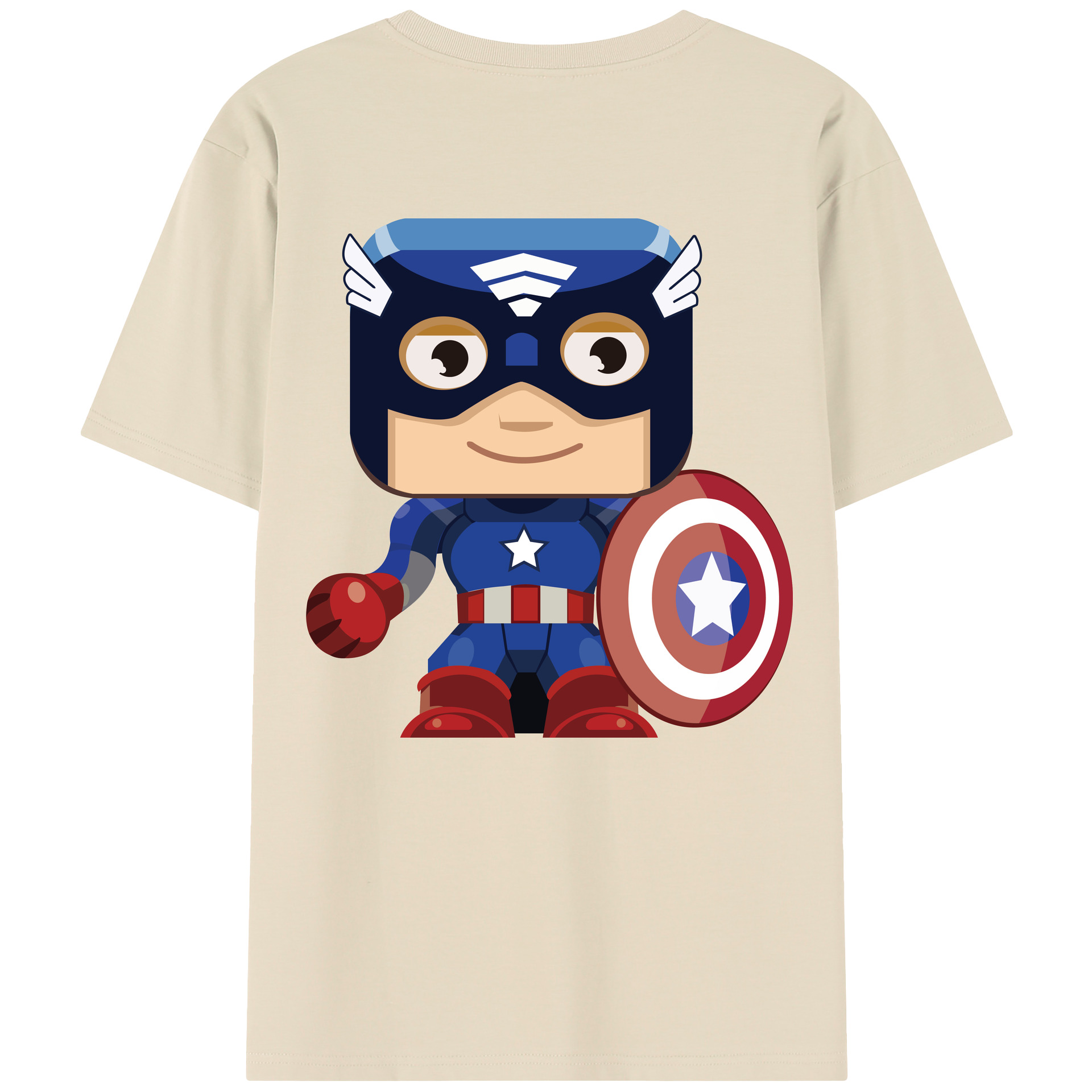 （画像用） アベンジャーズ The Avengers 綿100％半袖Tシャツ（背面プリント）