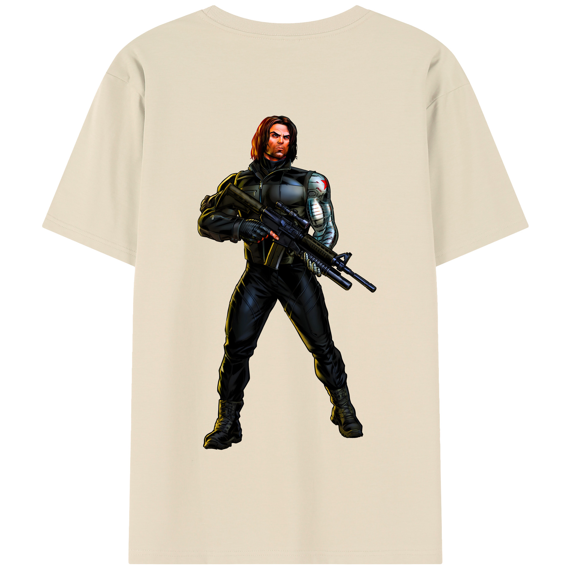 （画像用） アベンジャーズ The Avengers 綿100％半袖Tシャツ（背面プリント）