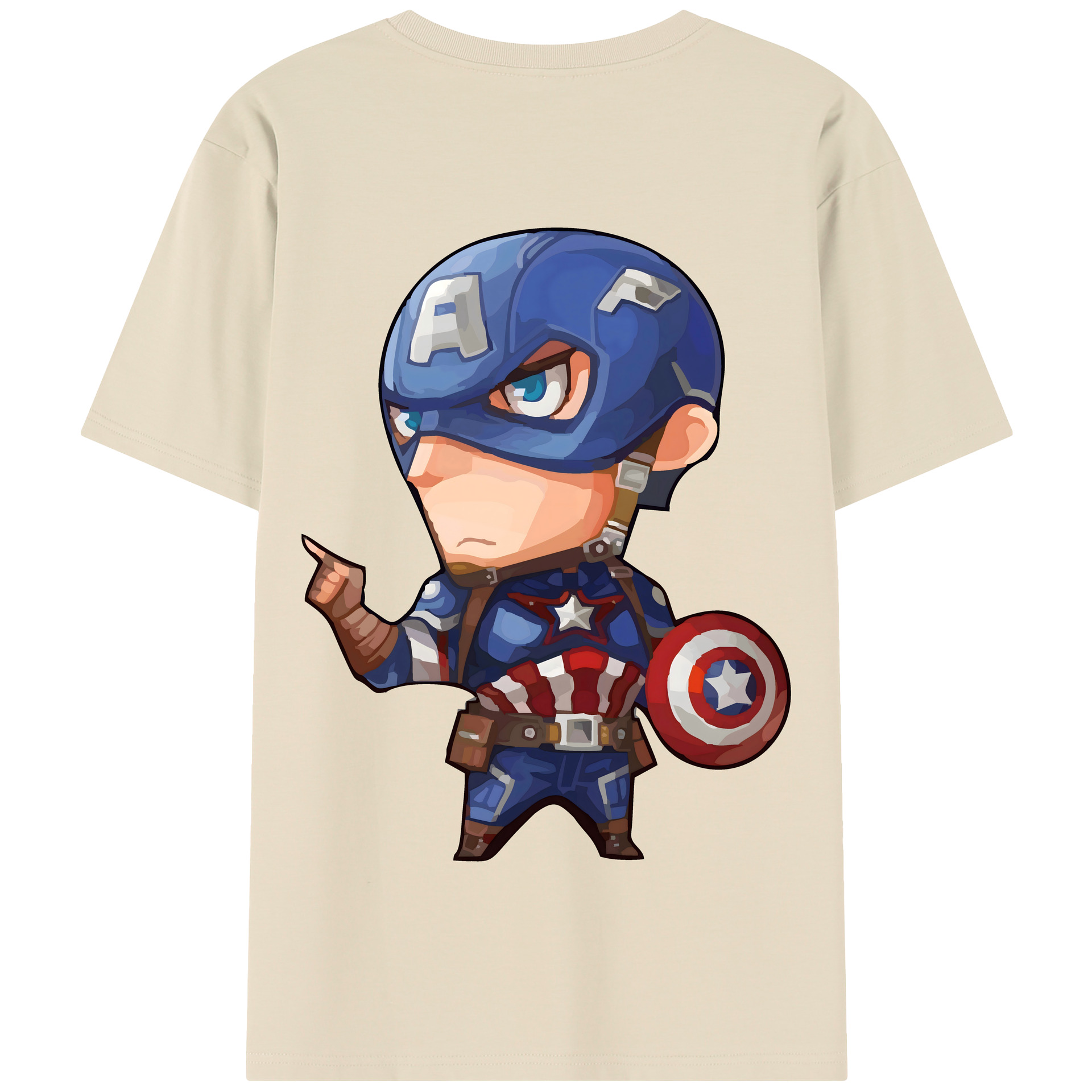 （画像用） アベンジャーズ The Avengers 綿100％半袖Tシャツ（背面プリント）