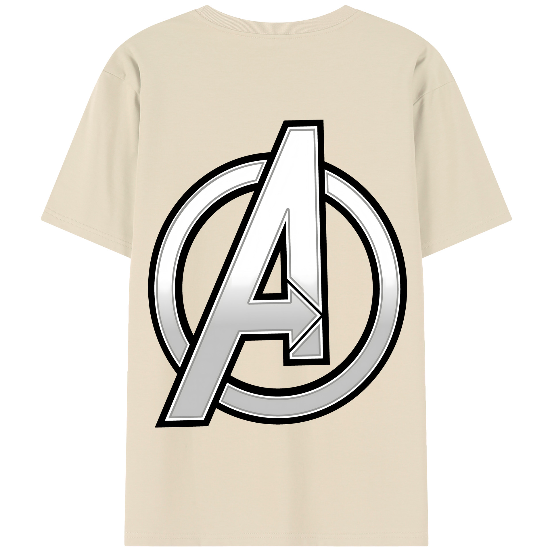 （画像用） アベンジャーズ The Avengers 綿100％半袖Tシャツ（背面プリント）