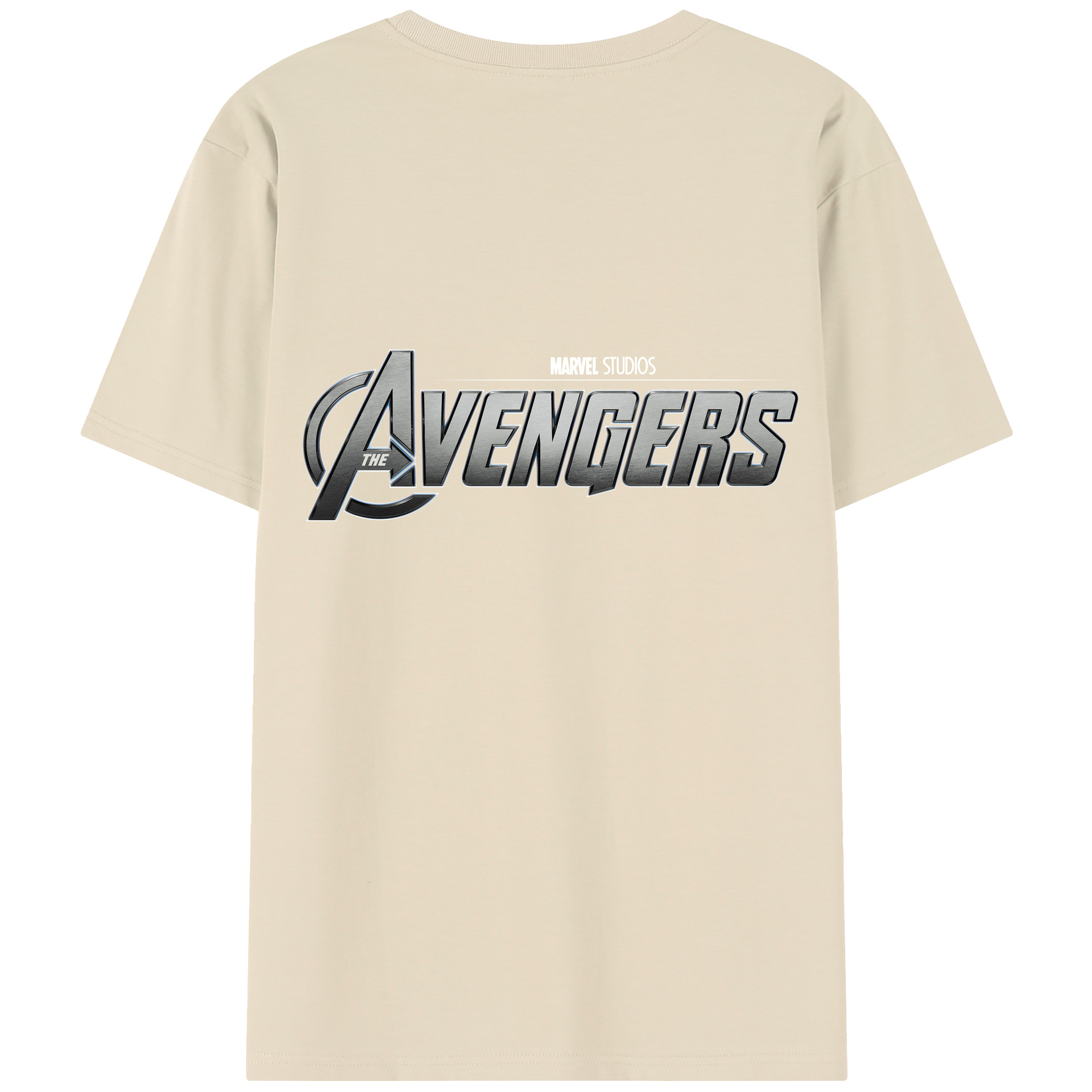 （画像用） アベンジャーズ The Avengers 綿100％半袖Tシャツ（背面プリント）