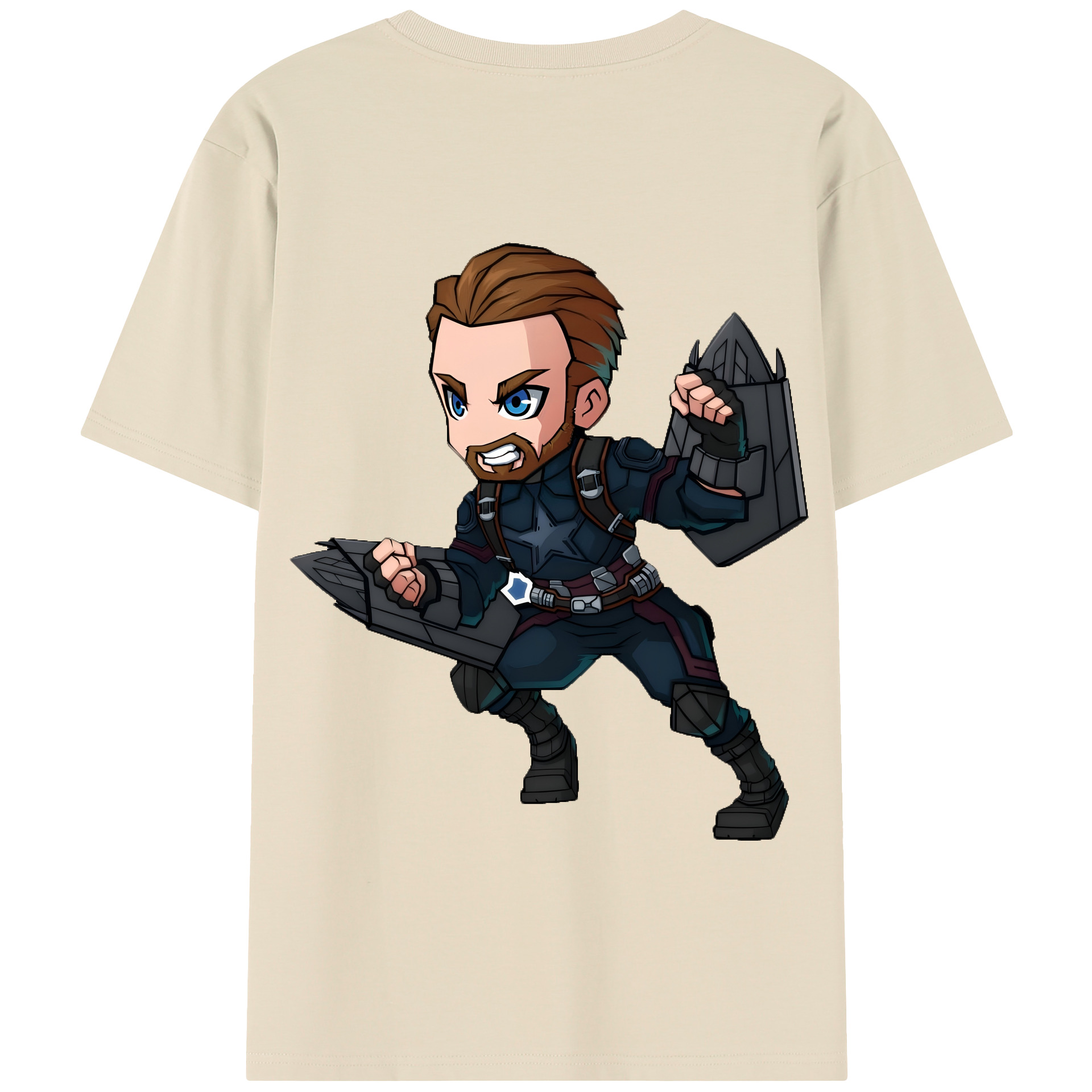 （画像用） アベンジャーズ The Avengers 綿100％半袖Tシャツ（背面プリント）
