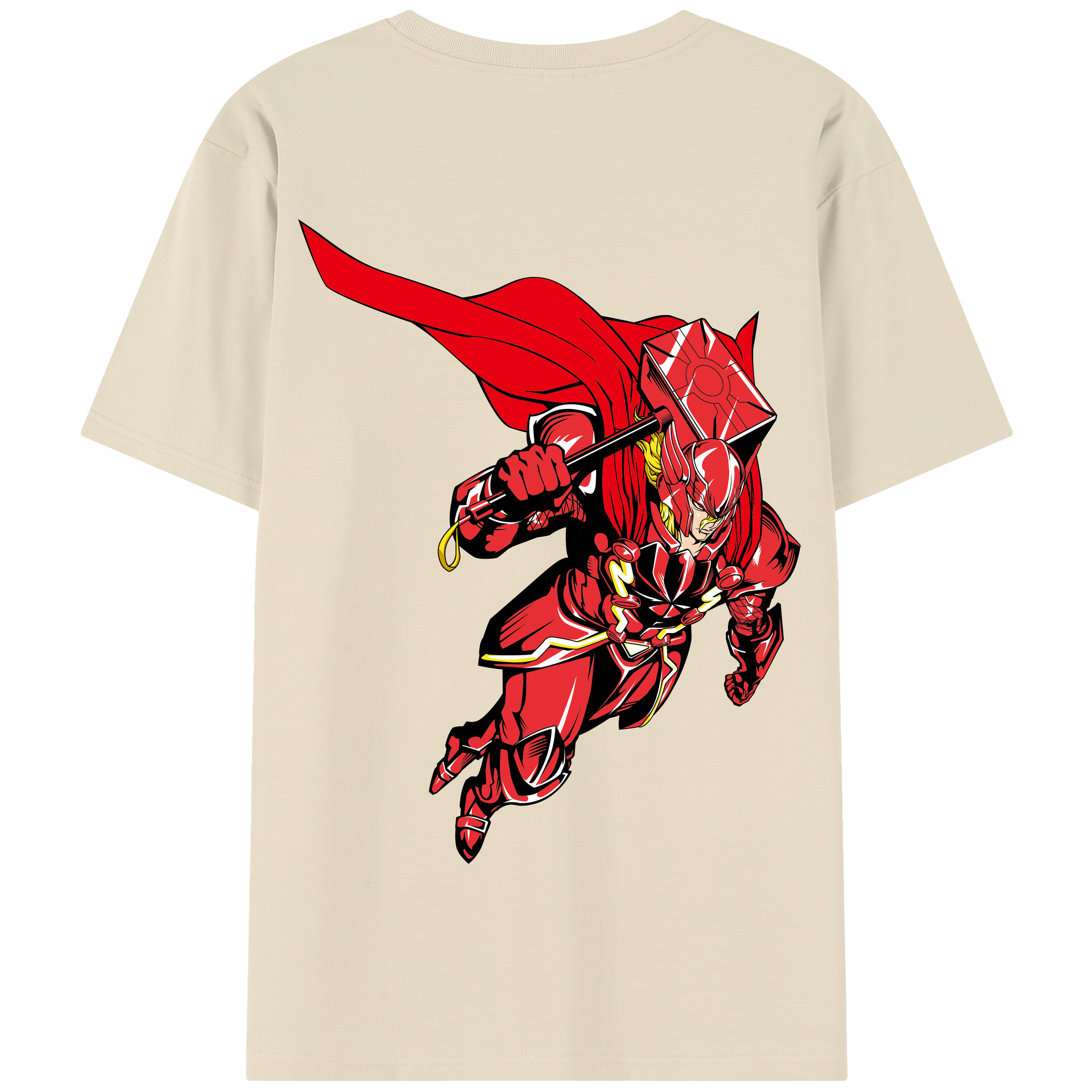 （画像用） アベンジャーズ The Avengers 綿100％半袖Tシャツ（背面プリント）