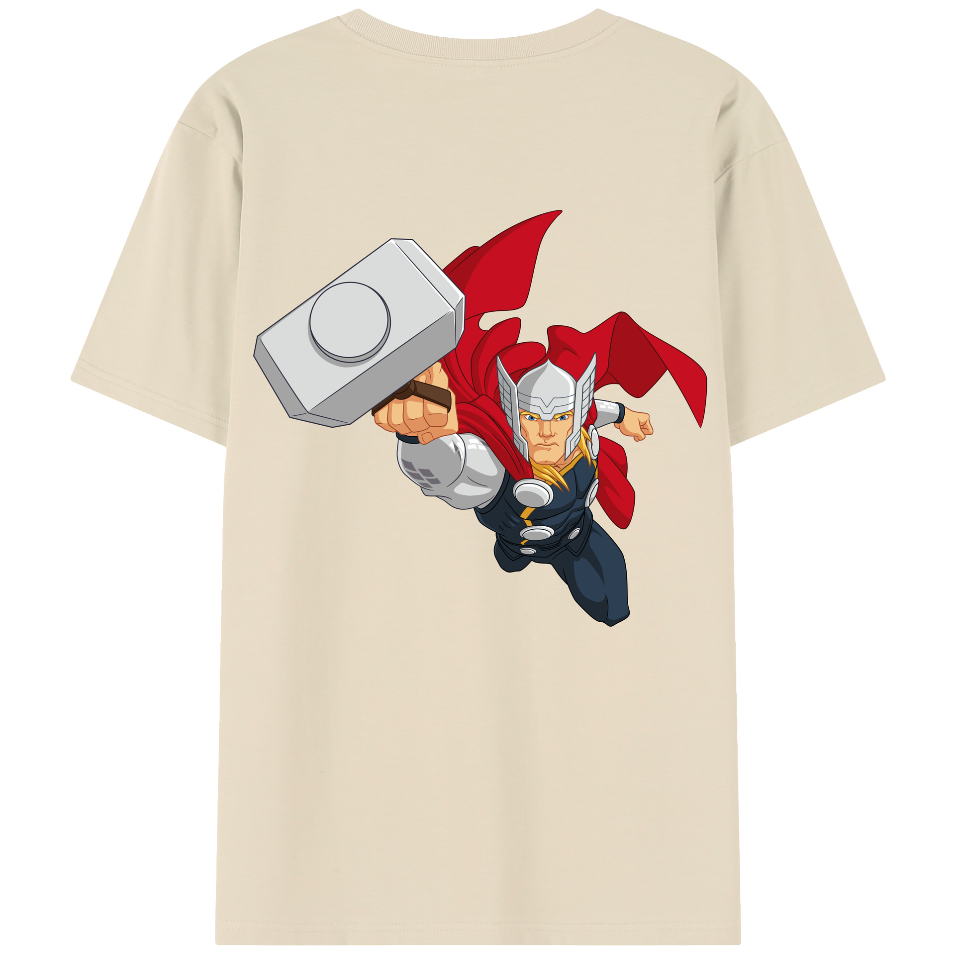 （画像用） アベンジャーズ The Avengers 綿100％半袖Tシャツ（背面プリント）