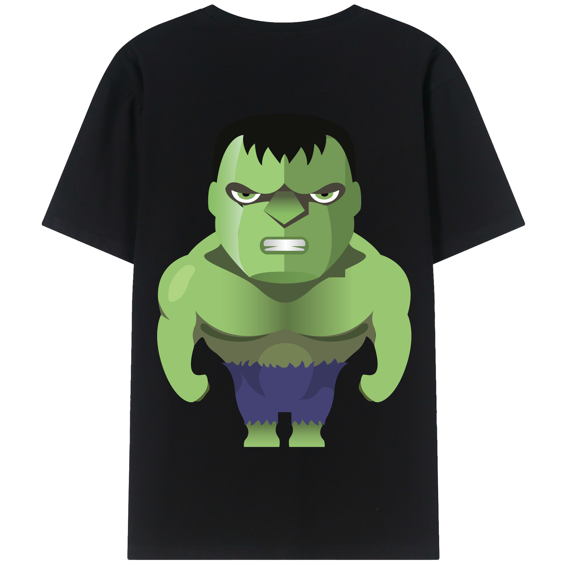 （画像用） アベンジャーズ The Avengers 綿100％半袖Tシャツ（背面プリント）