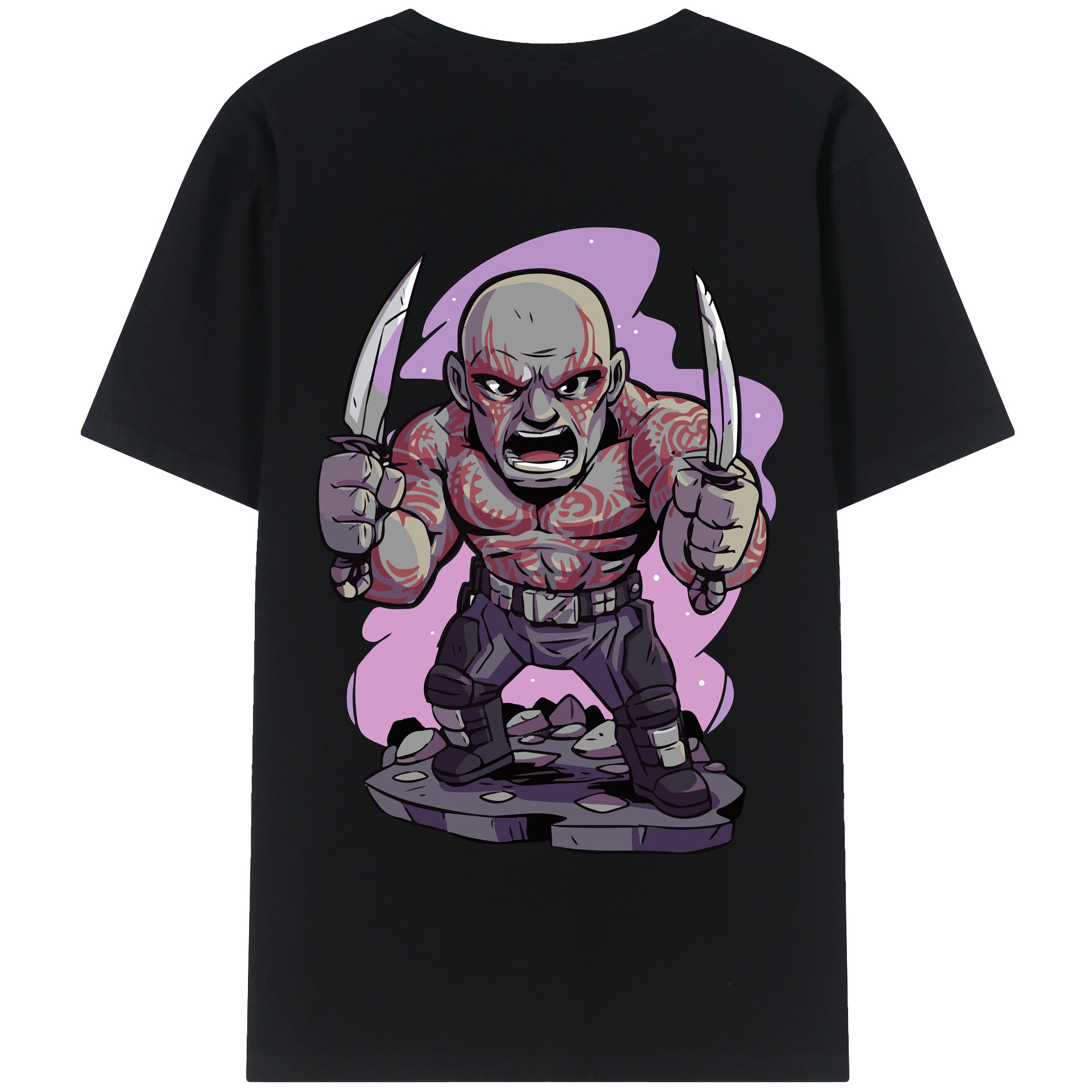 （画像用） アベンジャーズ The Avengers 綿100％半袖Tシャツ（背面プリント）
