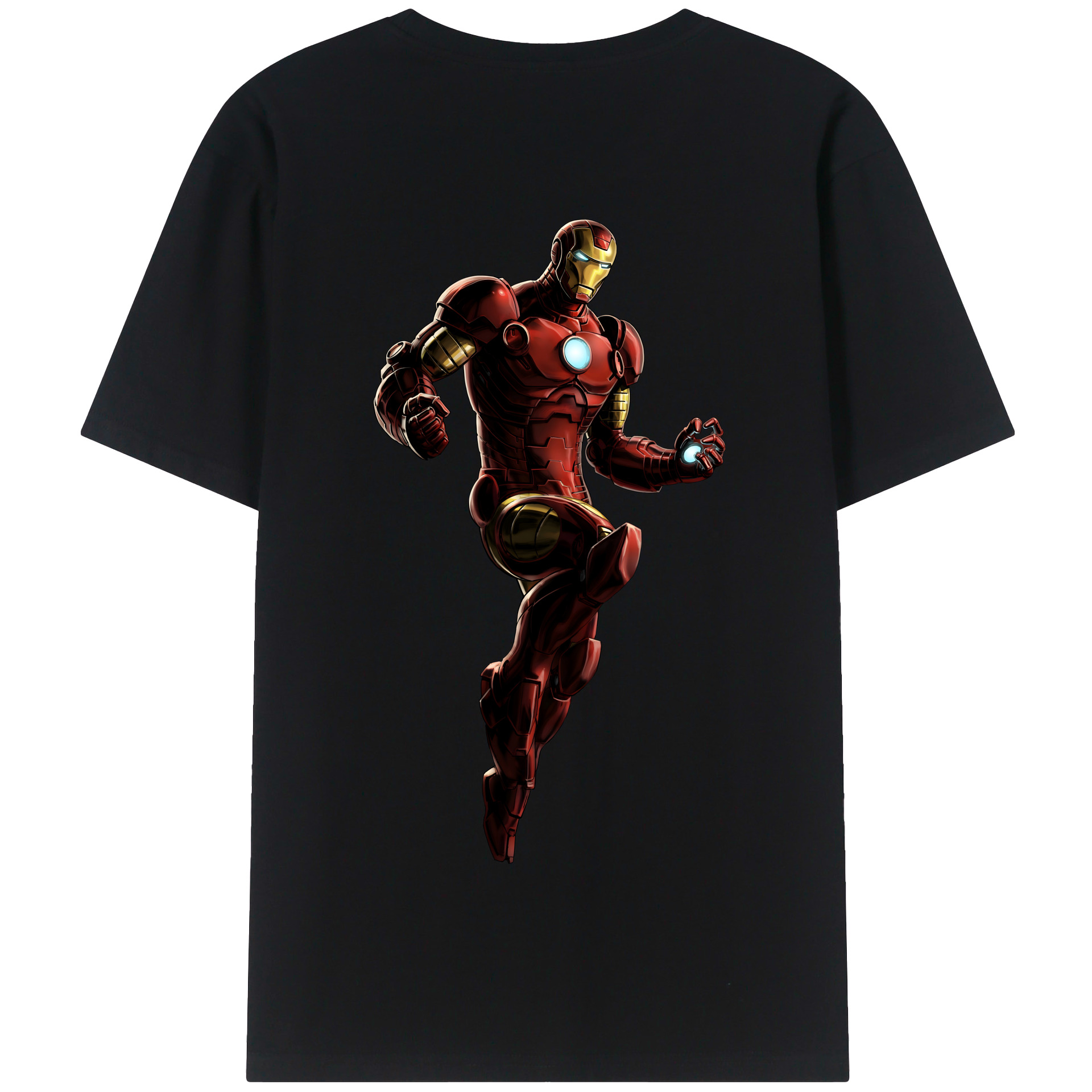 （画像用） アベンジャーズ The Avengers 綿100％半袖Tシャツ（背面プリント）