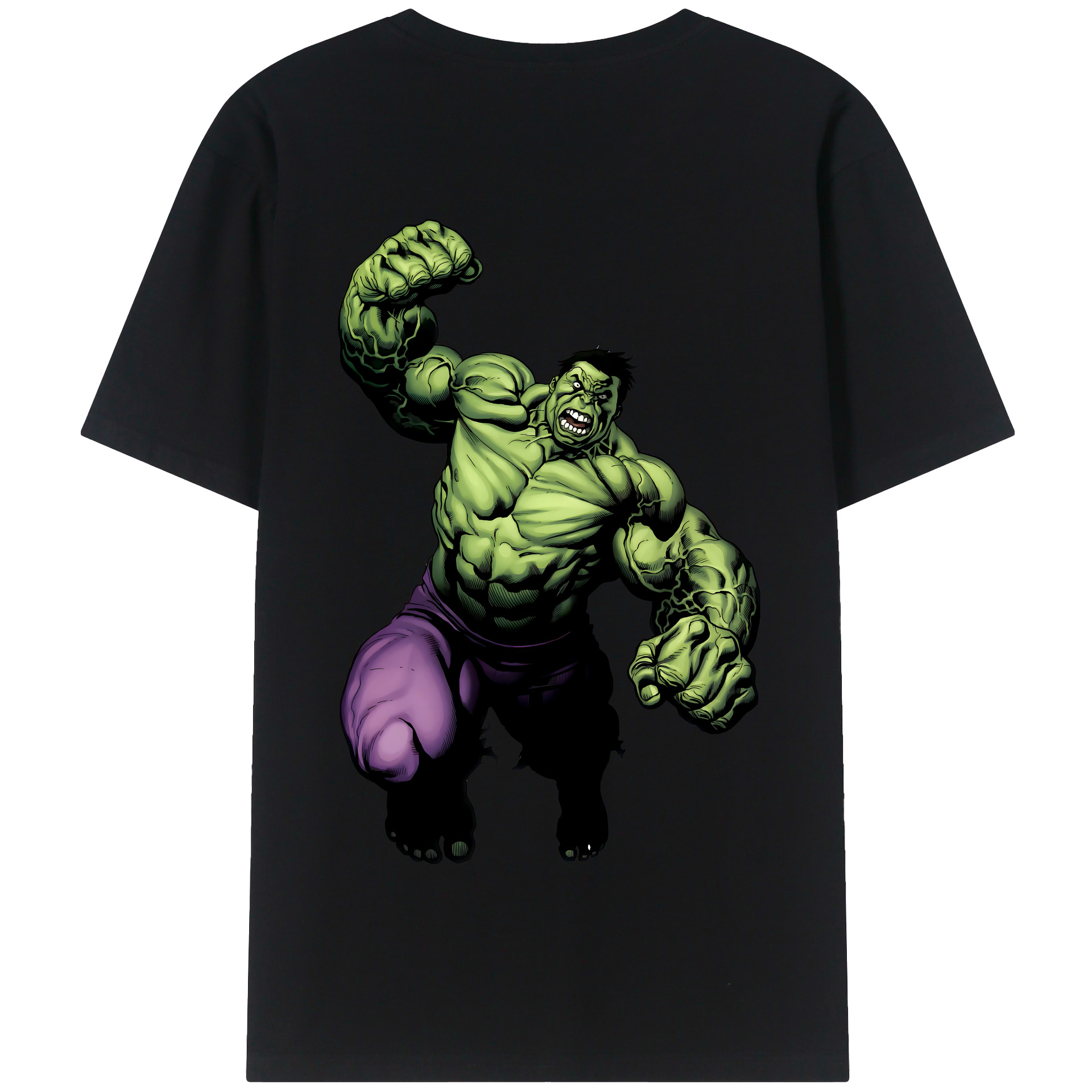 （画像用） アベンジャーズ The Avengers 綿100％半袖Tシャツ（背面プリント）