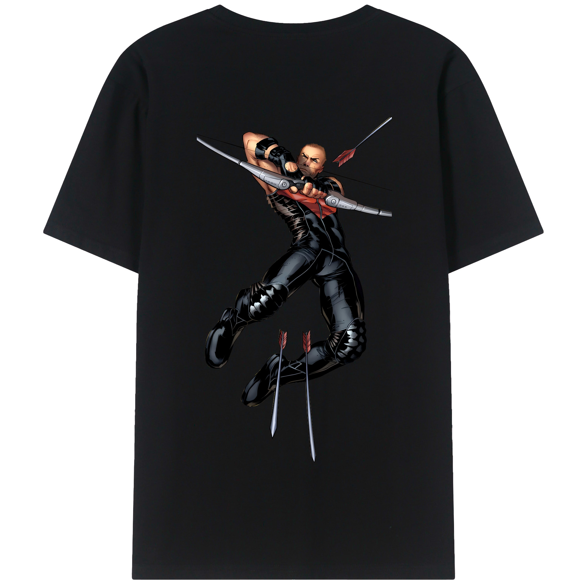 （画像用） アベンジャーズ The Avengers 綿100％半袖Tシャツ（背面プリント）