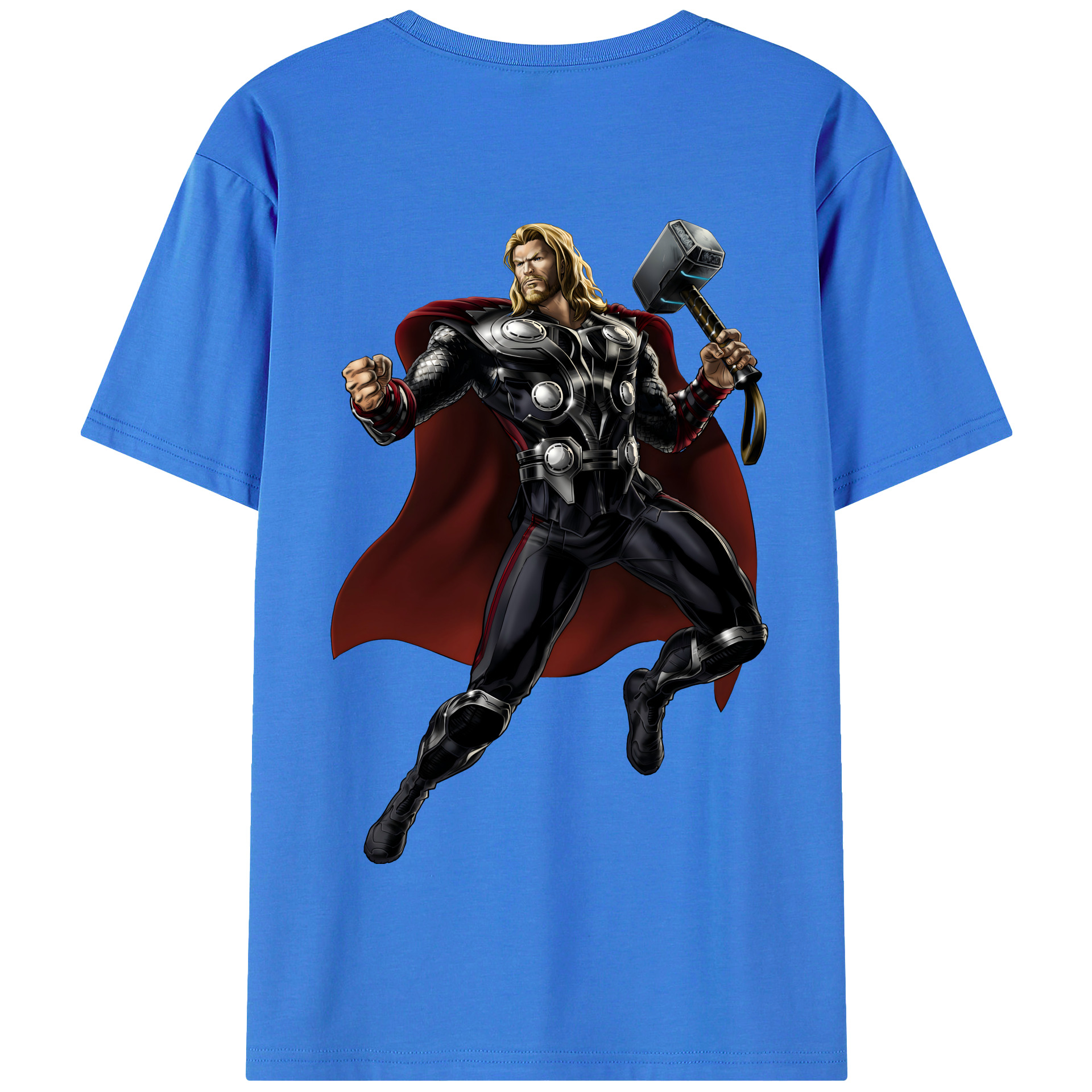 （画像用） アベンジャーズ The Avengers 綿100％半袖Tシャツ（背面プリント）