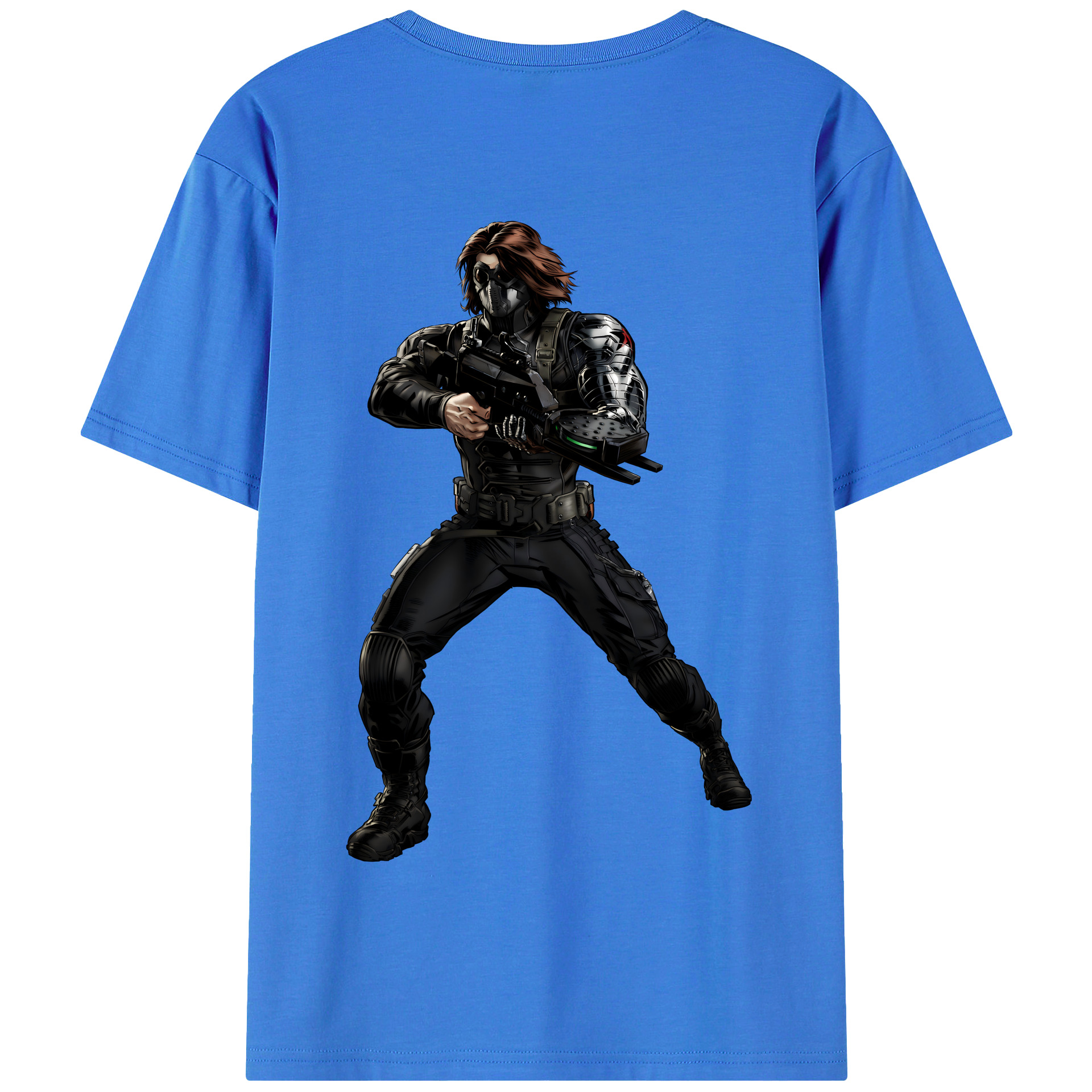 （画像用） アベンジャーズ The Avengers 綿100％半袖Tシャツ（背面プリント）
