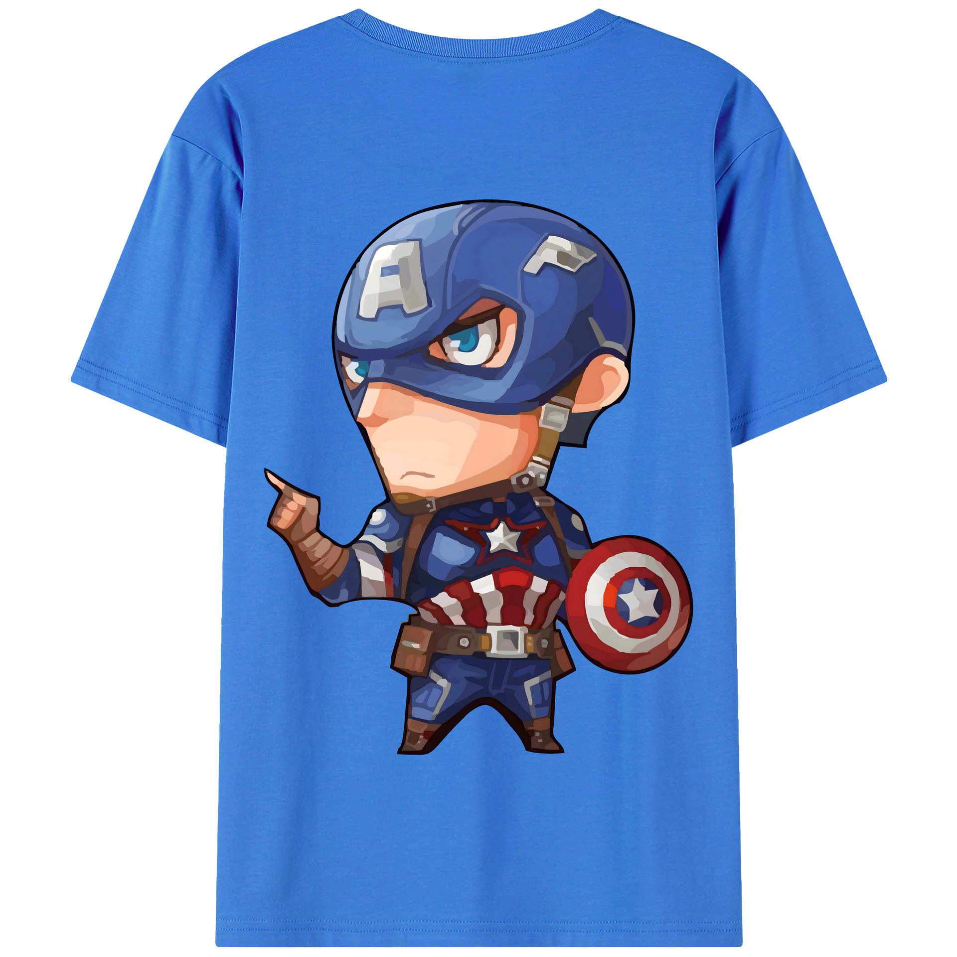 （画像用） アベンジャーズ The Avengers 綿100％半袖Tシャツ（背面プリント）