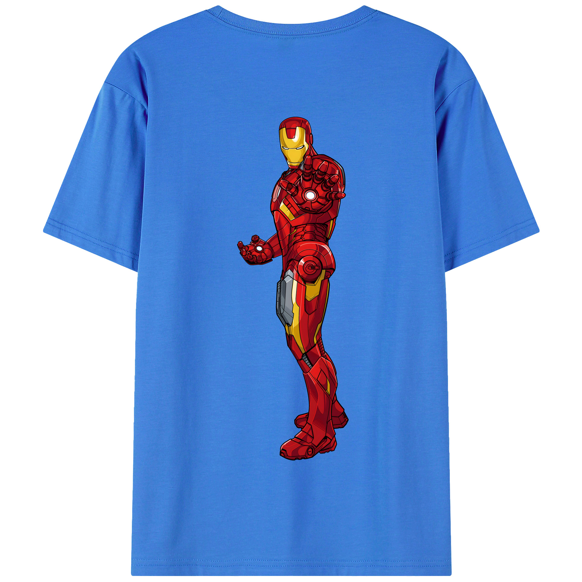 （画像用） アベンジャーズ The Avengers 綿100％半袖Tシャツ（背面プリント）