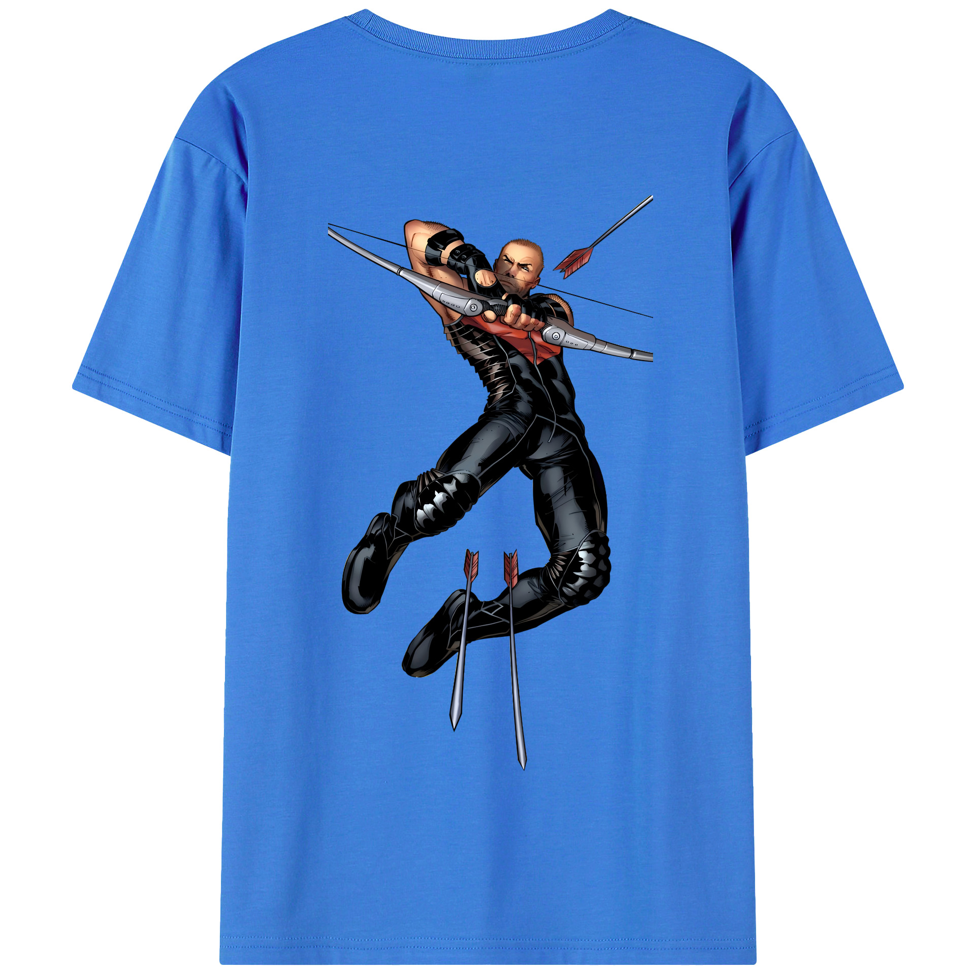 （画像用） アベンジャーズ The Avengers 綿100％半袖Tシャツ（背面プリント）