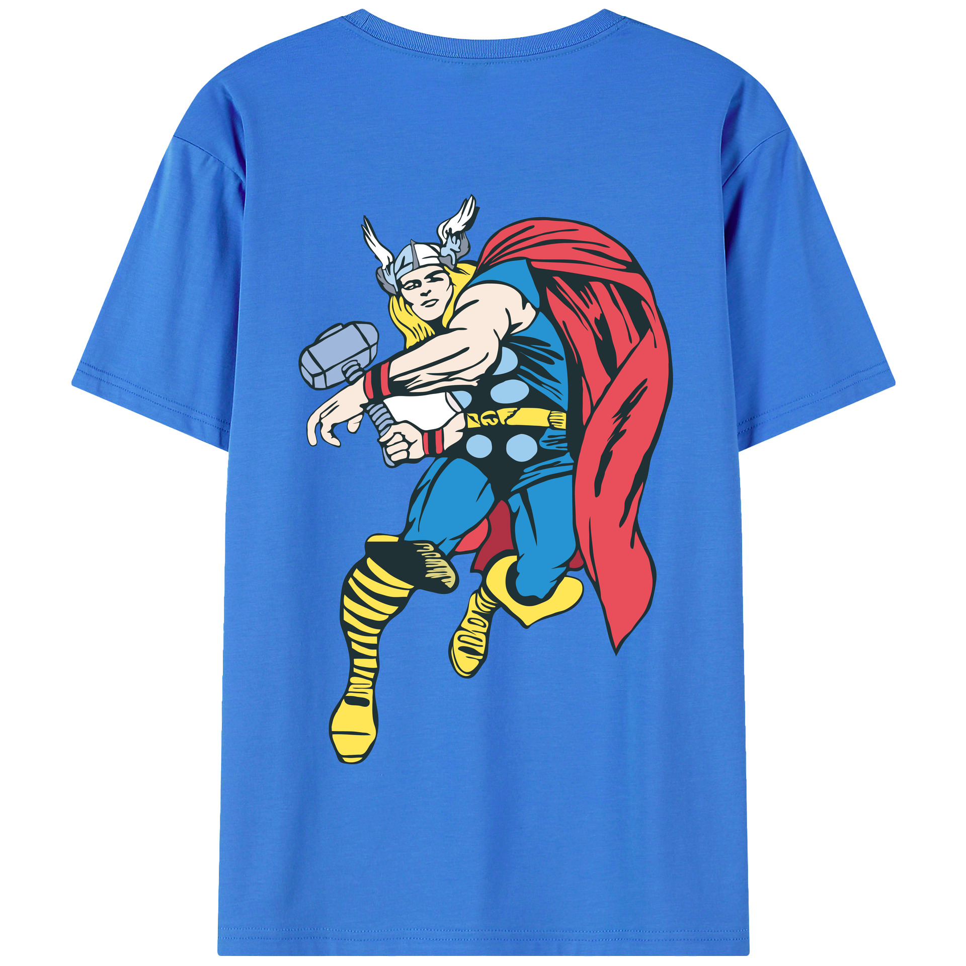 （画像用） アベンジャーズ The Avengers 綿100％半袖Tシャツ（背面プリント）
