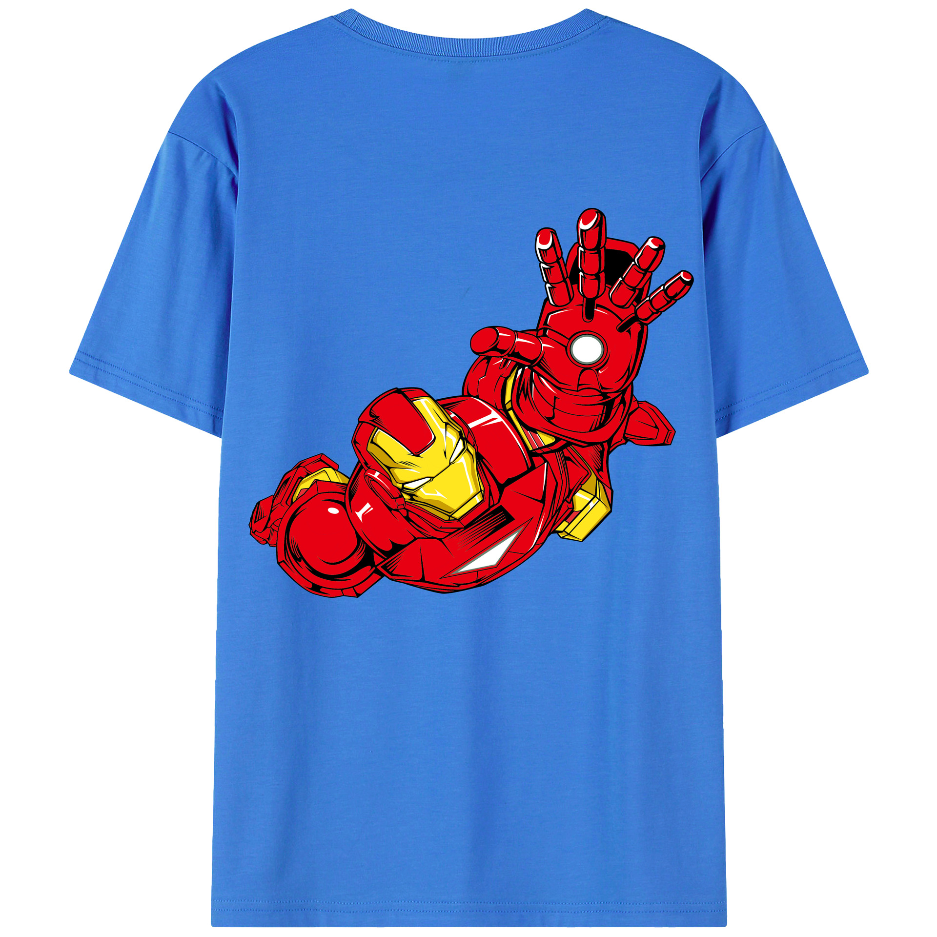 （画像用） アベンジャーズ The Avengers 綿100％半袖Tシャツ（背面プリント）