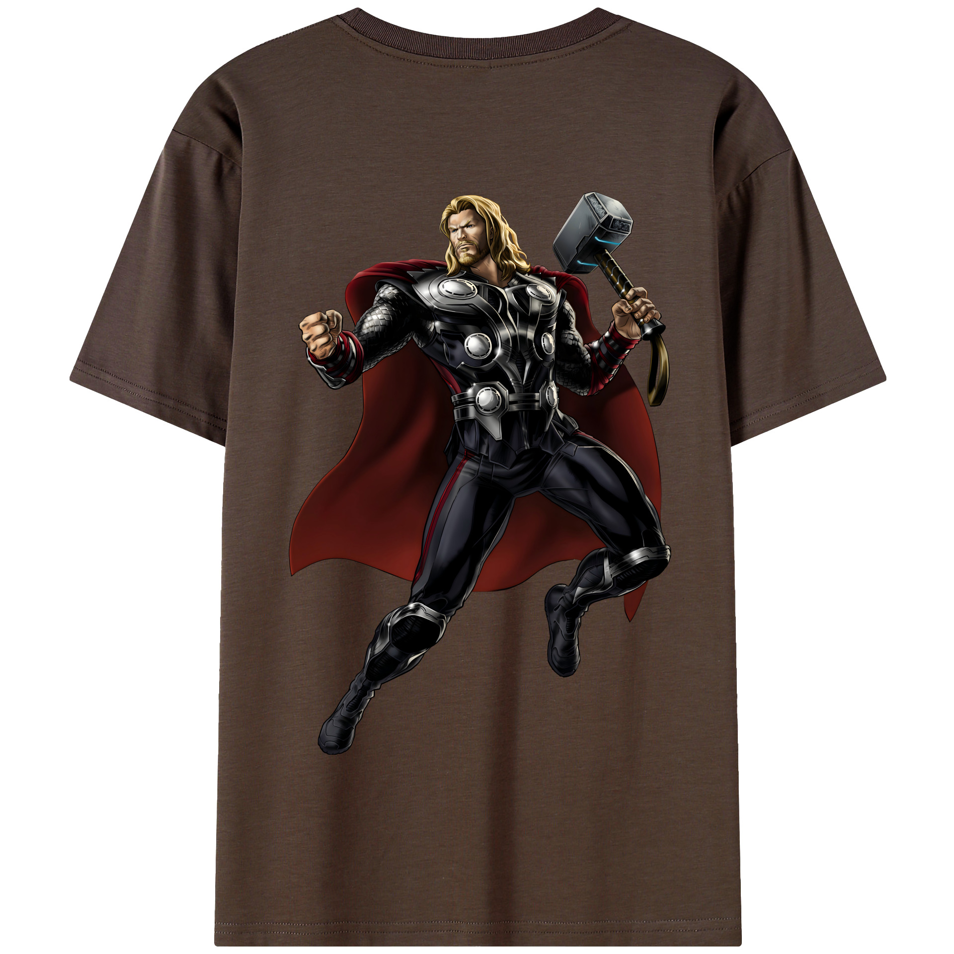 （画像用） アベンジャーズ The Avengers 綿100％半袖Tシャツ（背面プリント）