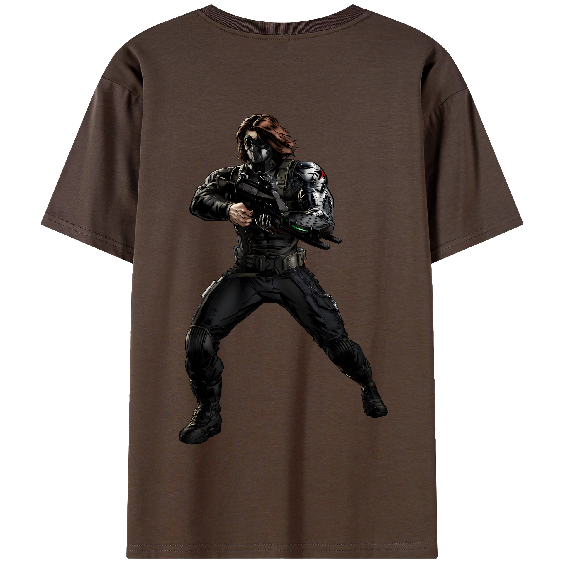 （画像用） アベンジャーズ The Avengers 綿100％半袖Tシャツ（背面プリント）
