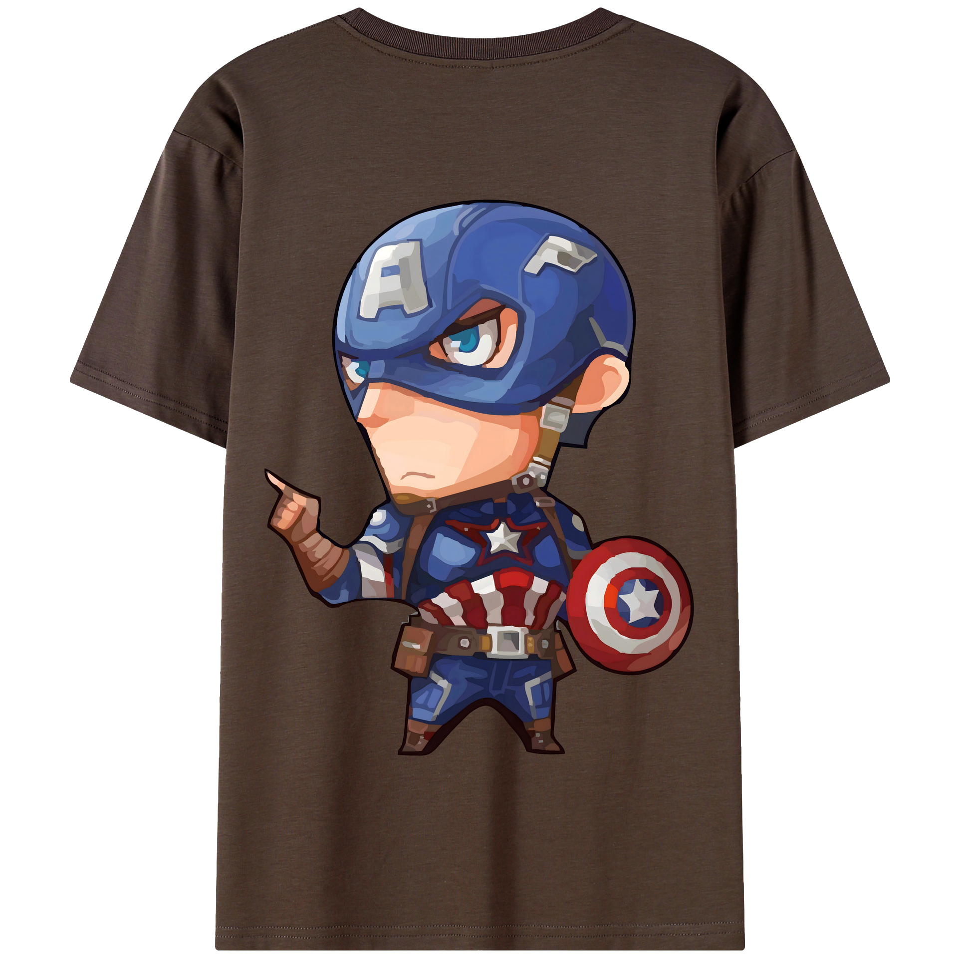 （画像用） アベンジャーズ The Avengers 綿100％半袖Tシャツ（背面プリント）