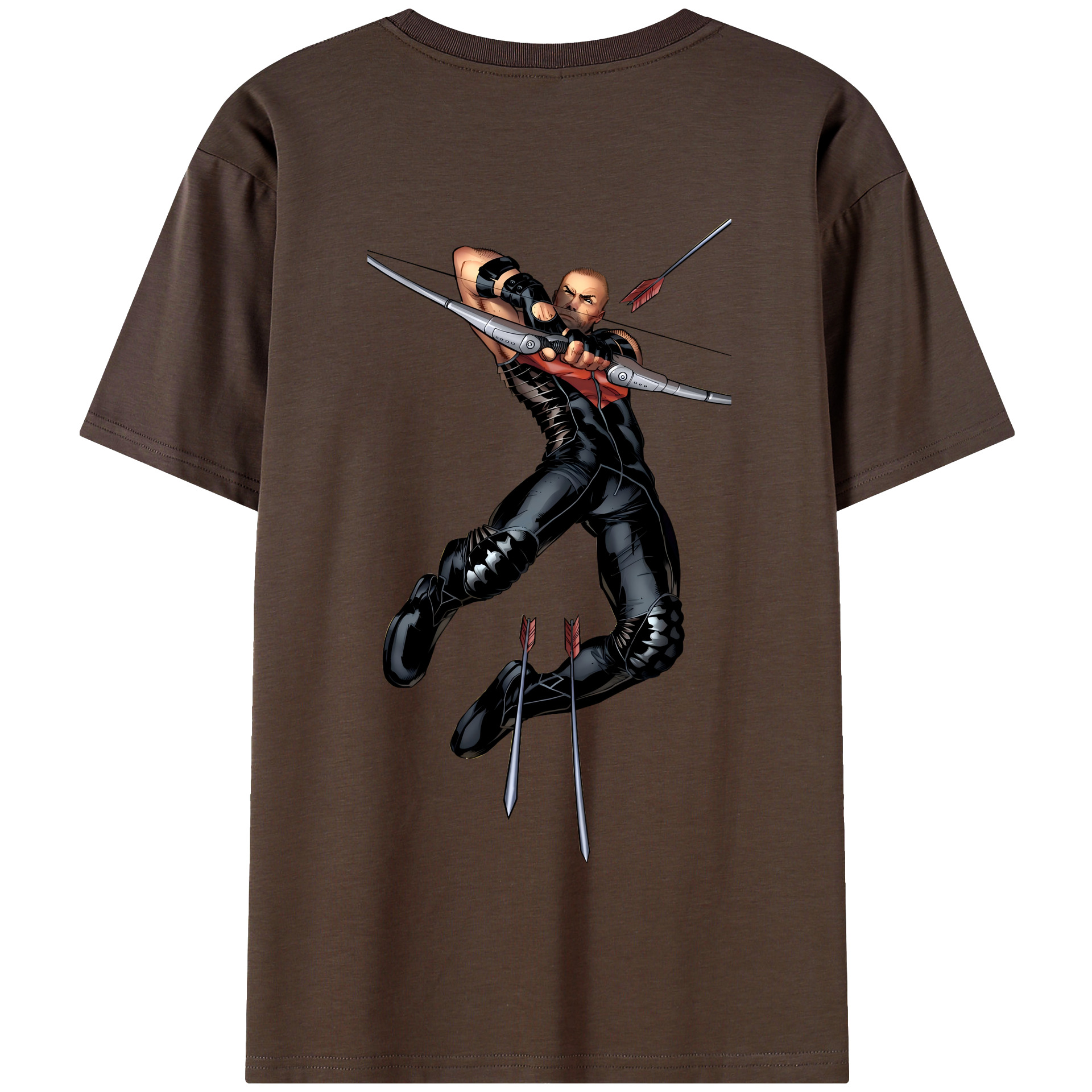 （画像用） アベンジャーズ The Avengers 綿100％半袖Tシャツ（背面プリント）