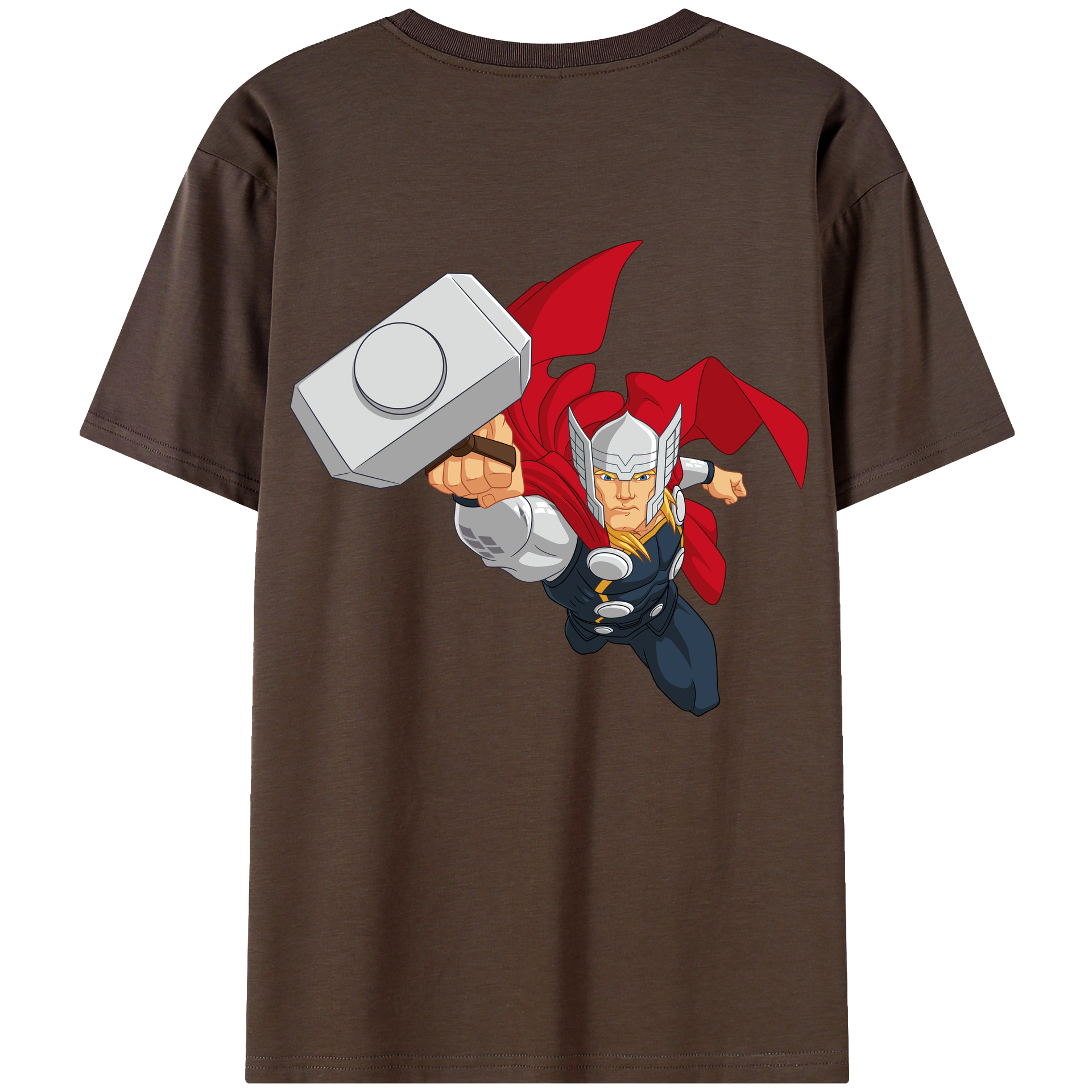 （画像用） アベンジャーズ The Avengers 綿100％半袖Tシャツ（背面プリント）