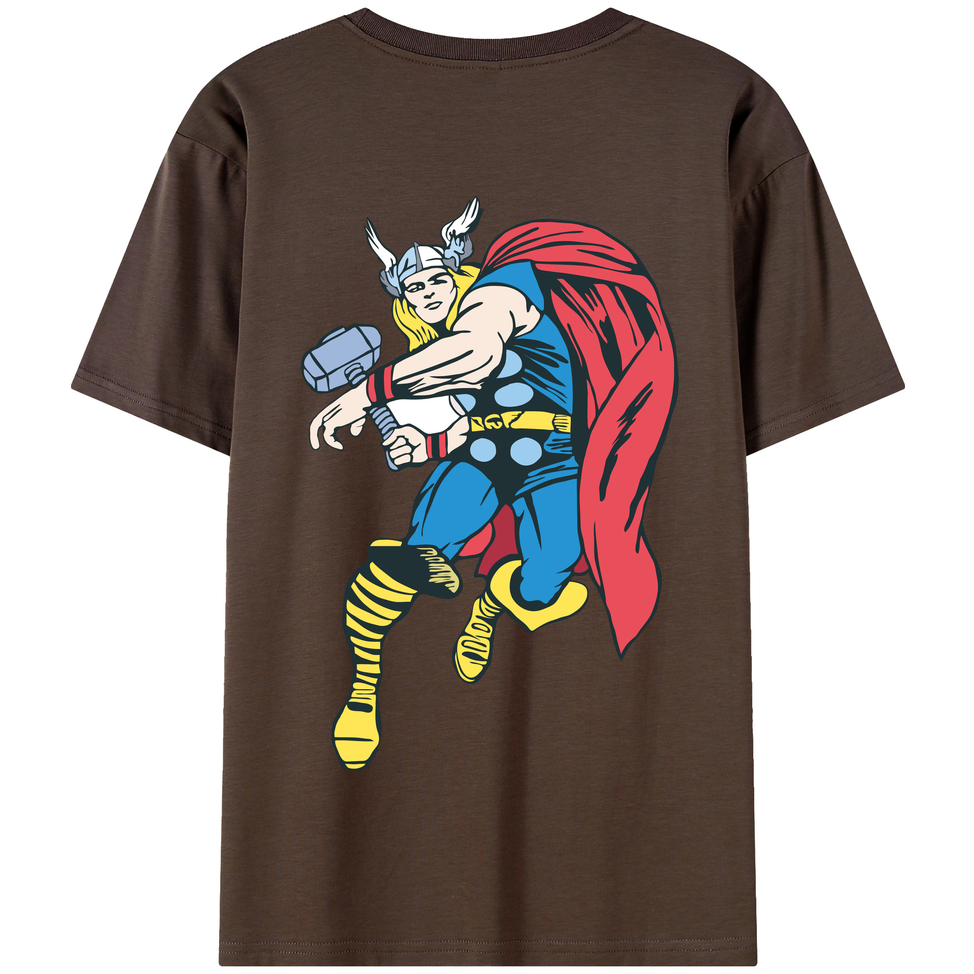 （画像用） アベンジャーズ The Avengers 綿100％半袖Tシャツ（背面プリント）