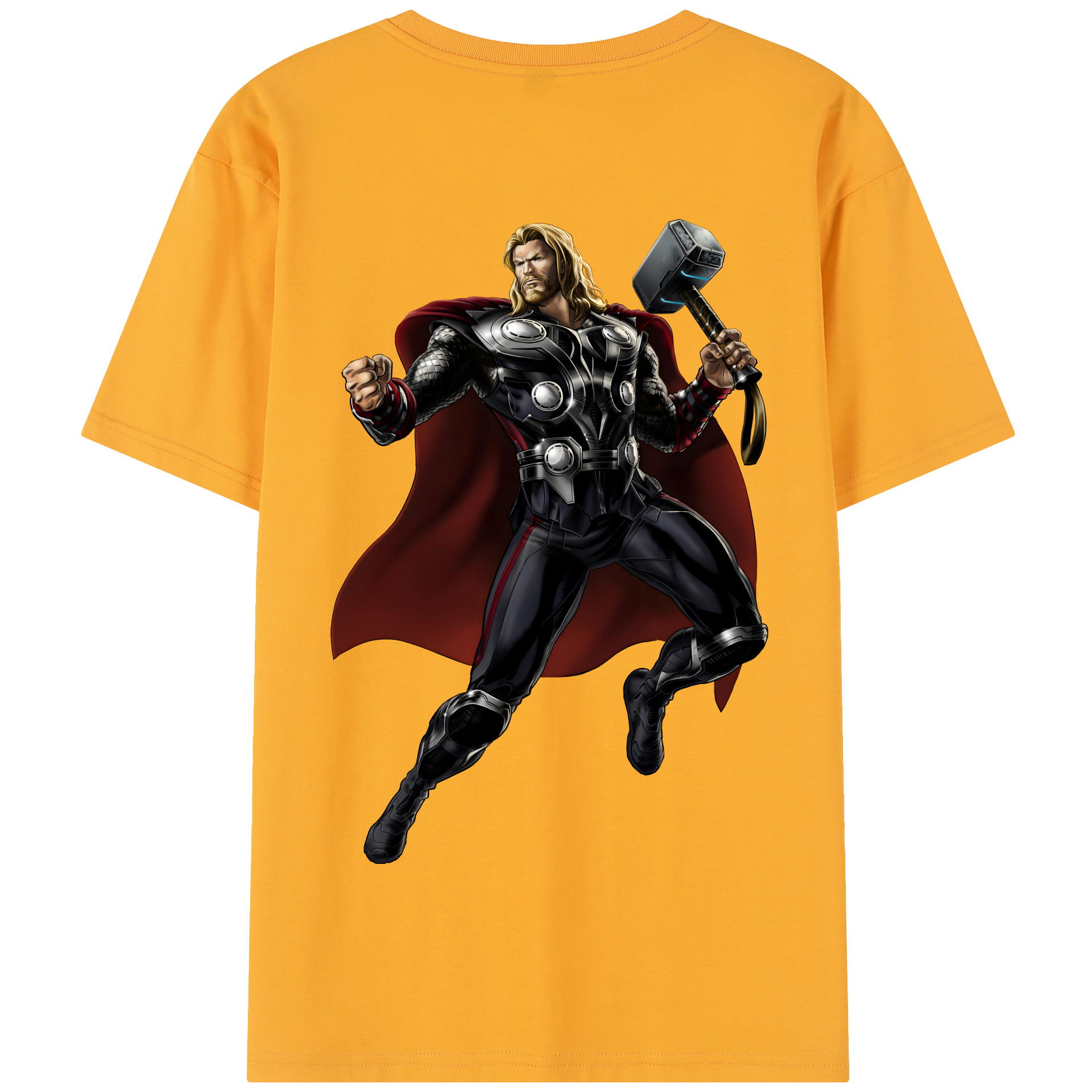 （画像用） アベンジャーズ The Avengers 綿100％半袖Tシャツ（背面プリント）