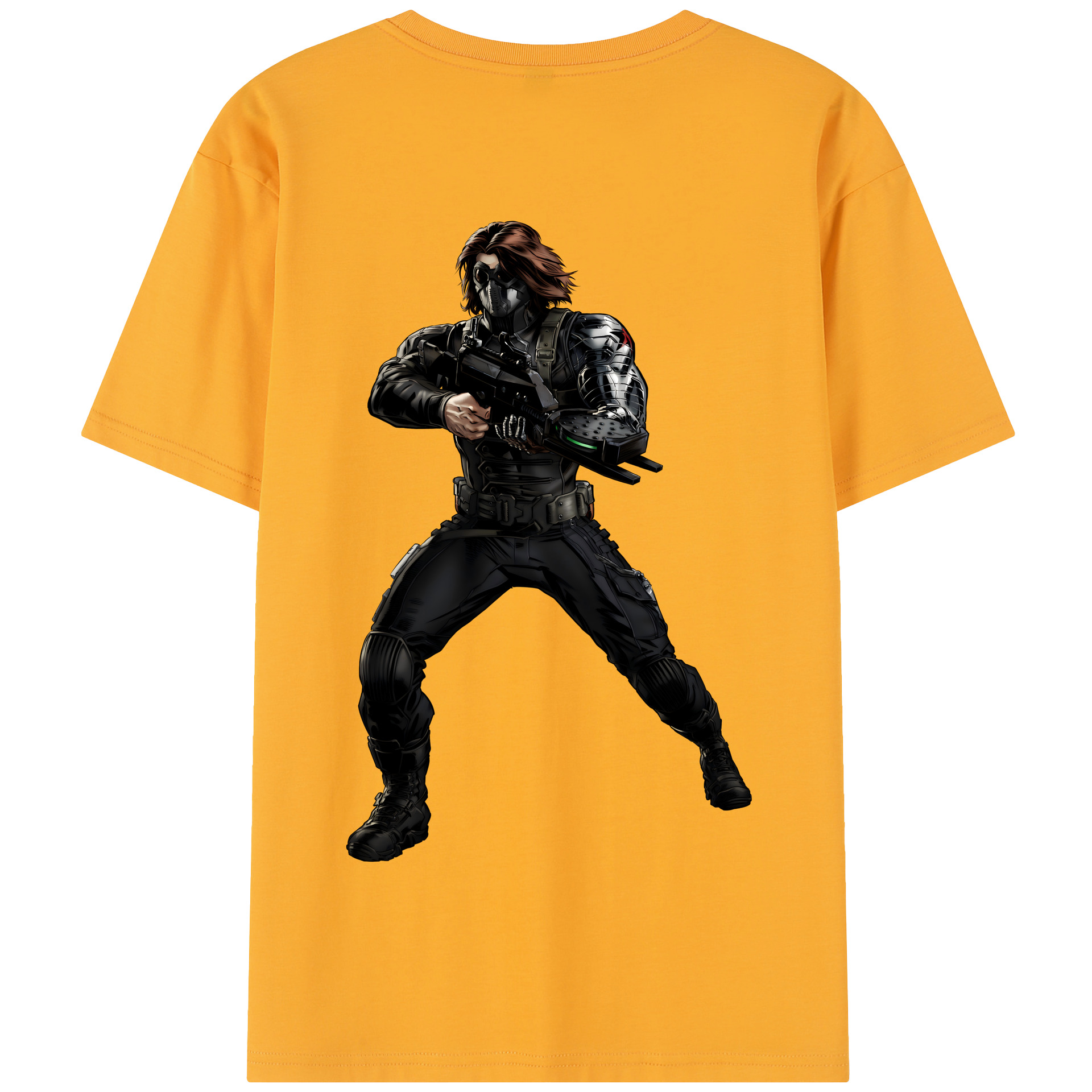 （画像用） アベンジャーズ The Avengers 綿100％半袖Tシャツ（背面プリント）