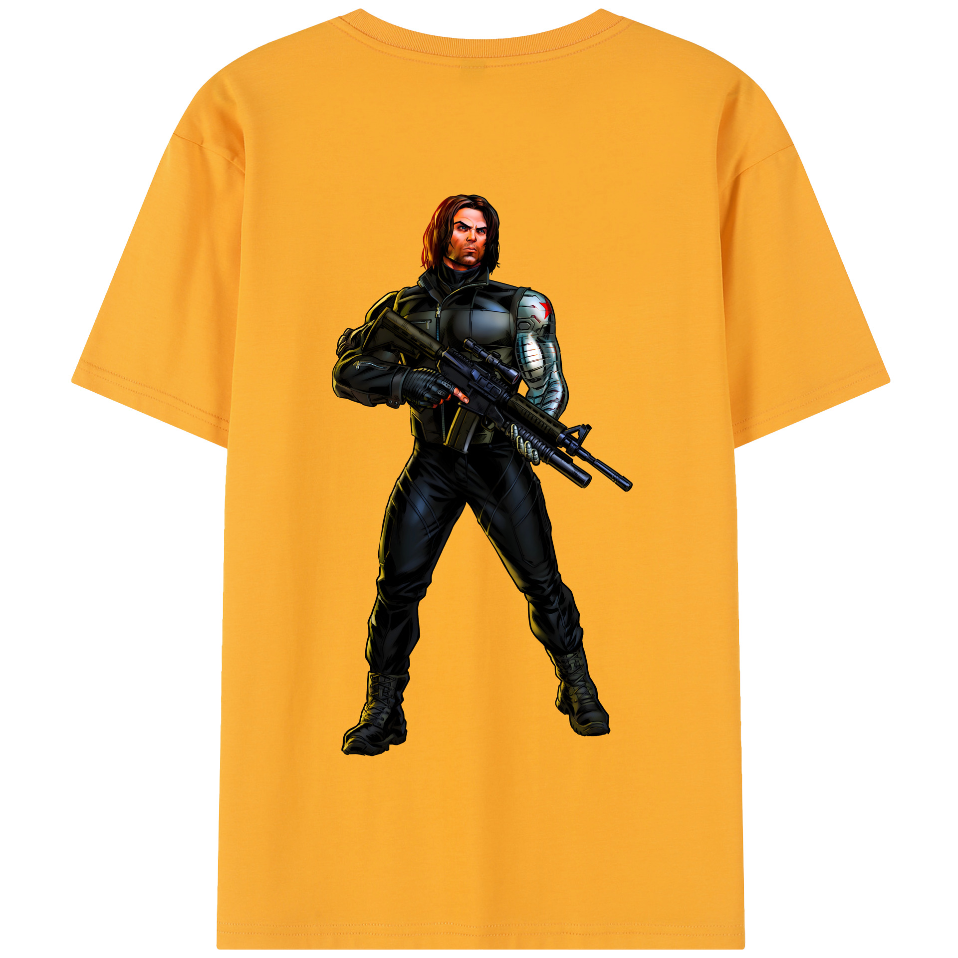 （画像用） アベンジャーズ The Avengers 綿100％半袖Tシャツ（背面プリント）