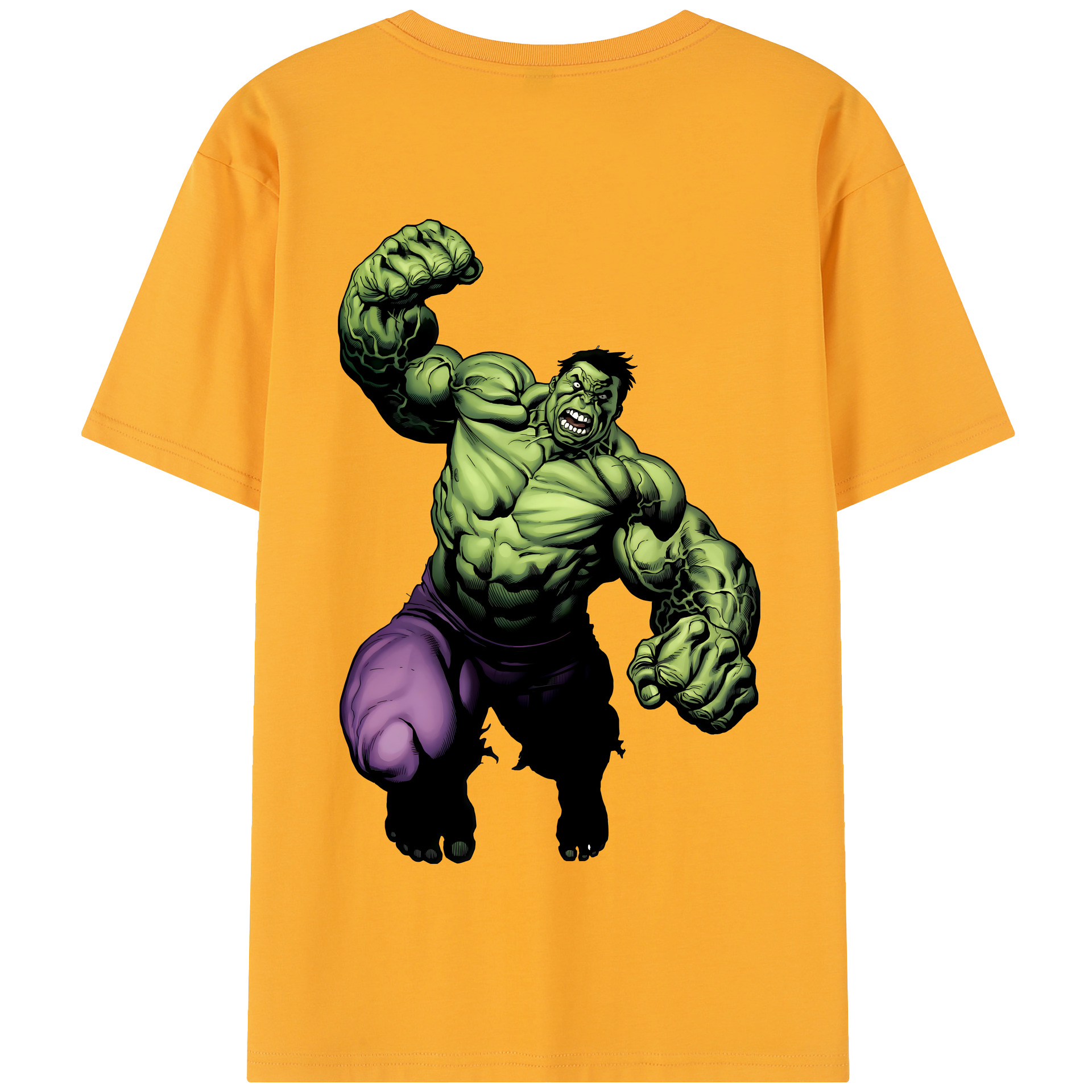 （画像用） アベンジャーズ The Avengers 綿100％半袖Tシャツ（背面プリント）