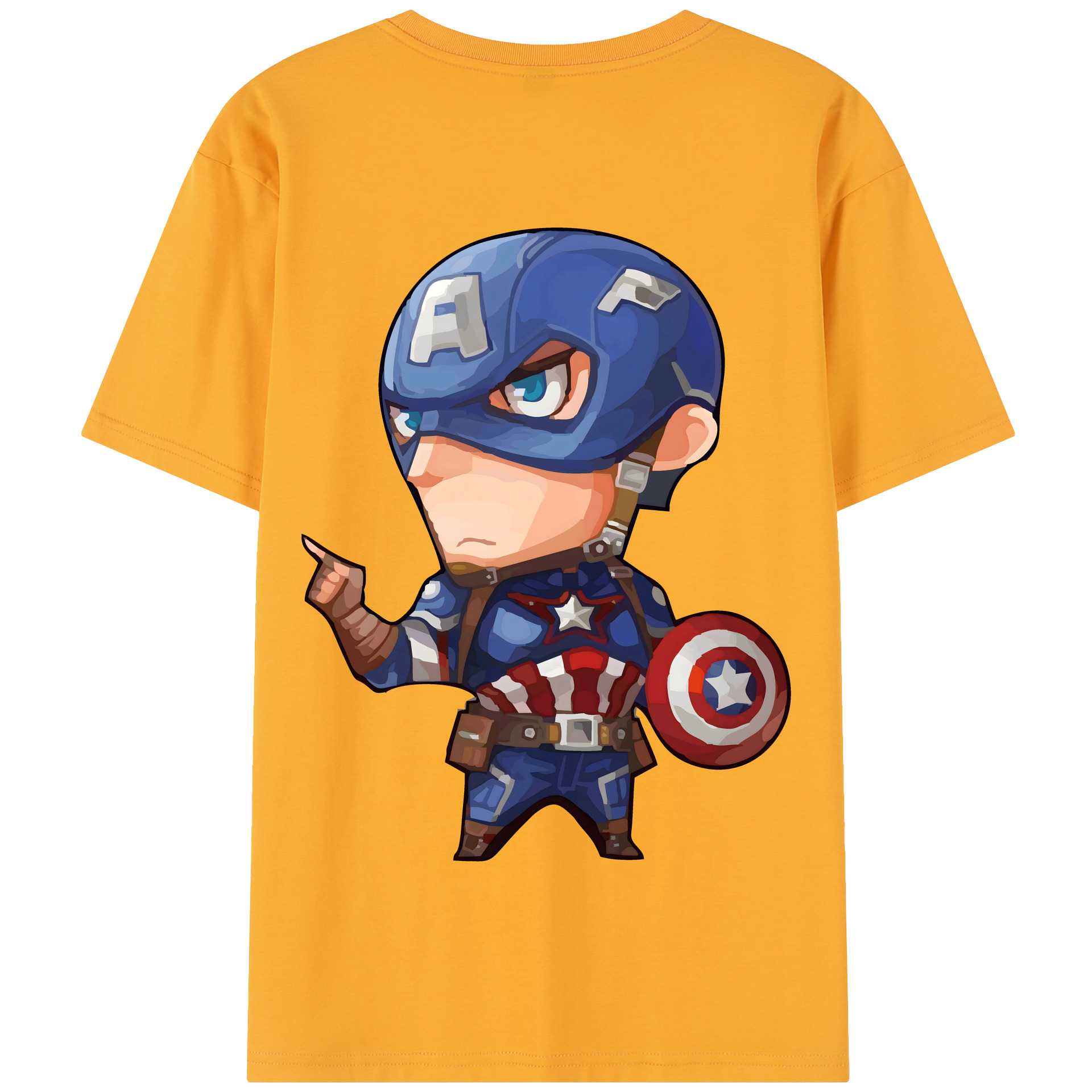 （画像用） アベンジャーズ The Avengers 綿100％半袖Tシャツ（背面プリント）