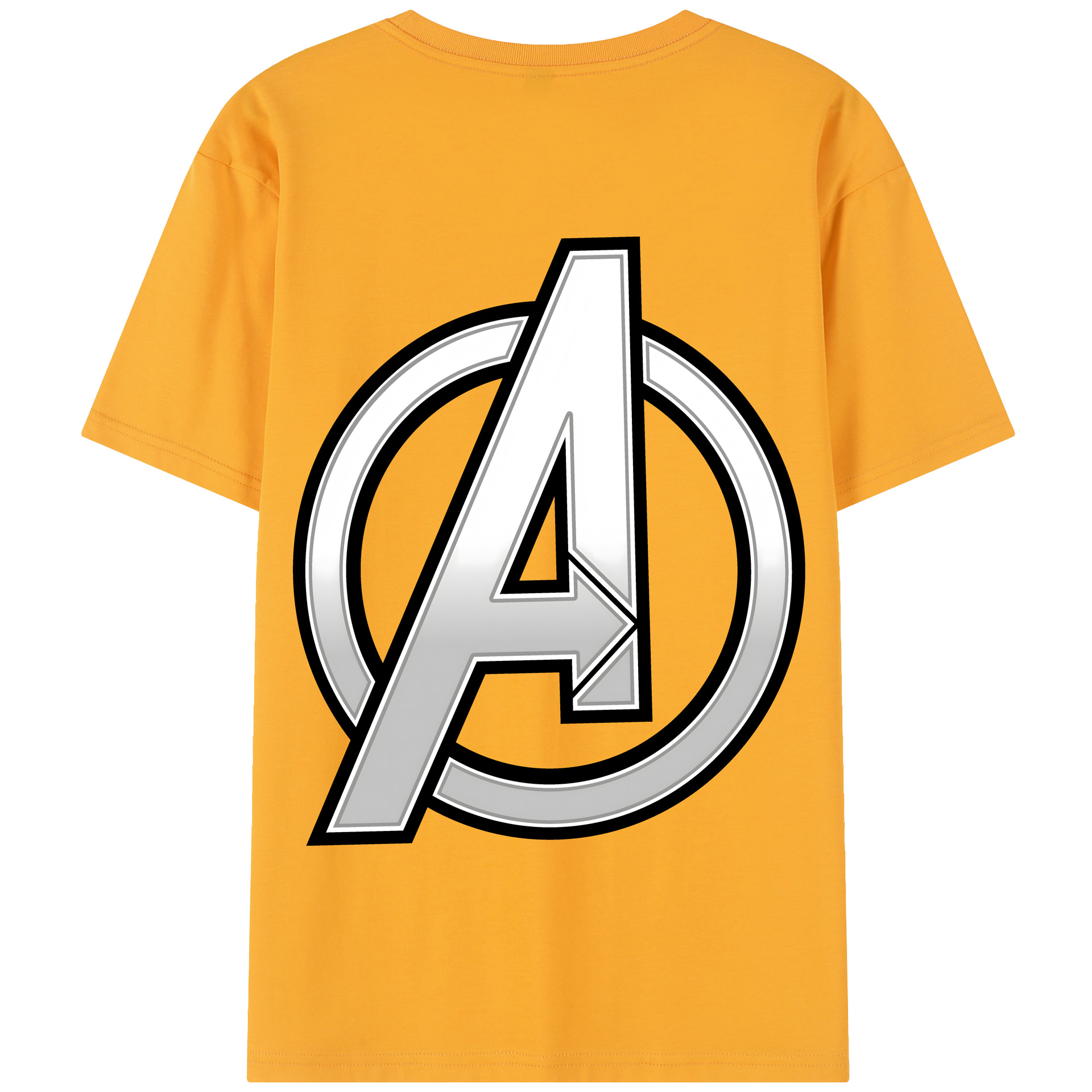 （画像用） アベンジャーズ The Avengers 綿100％半袖Tシャツ（背面プリント）