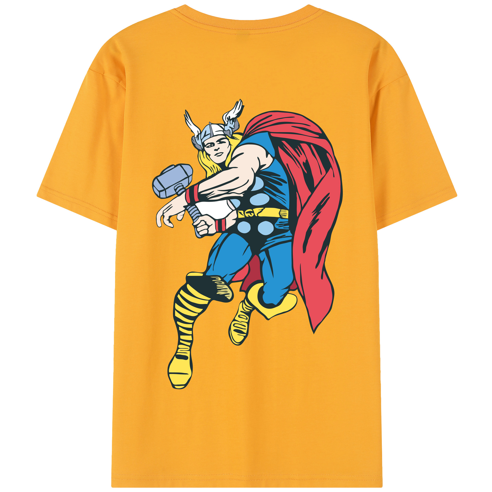 （画像用） アベンジャーズ The Avengers 綿100％半袖Tシャツ（背面プリント）