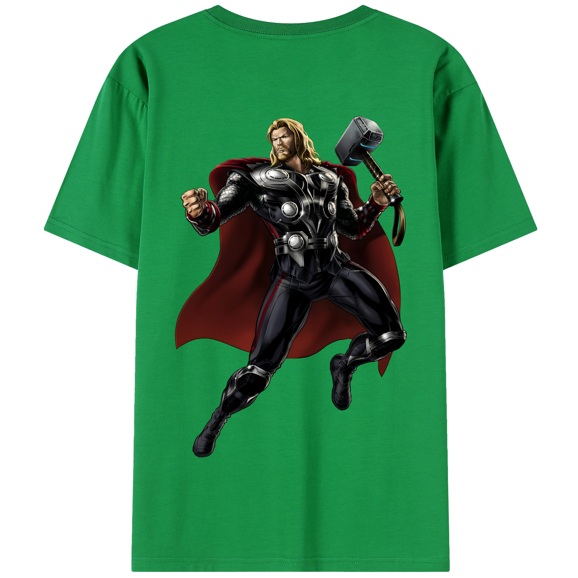 （画像用） アベンジャーズ The Avengers 綿100％半袖Tシャツ（背面プリント）