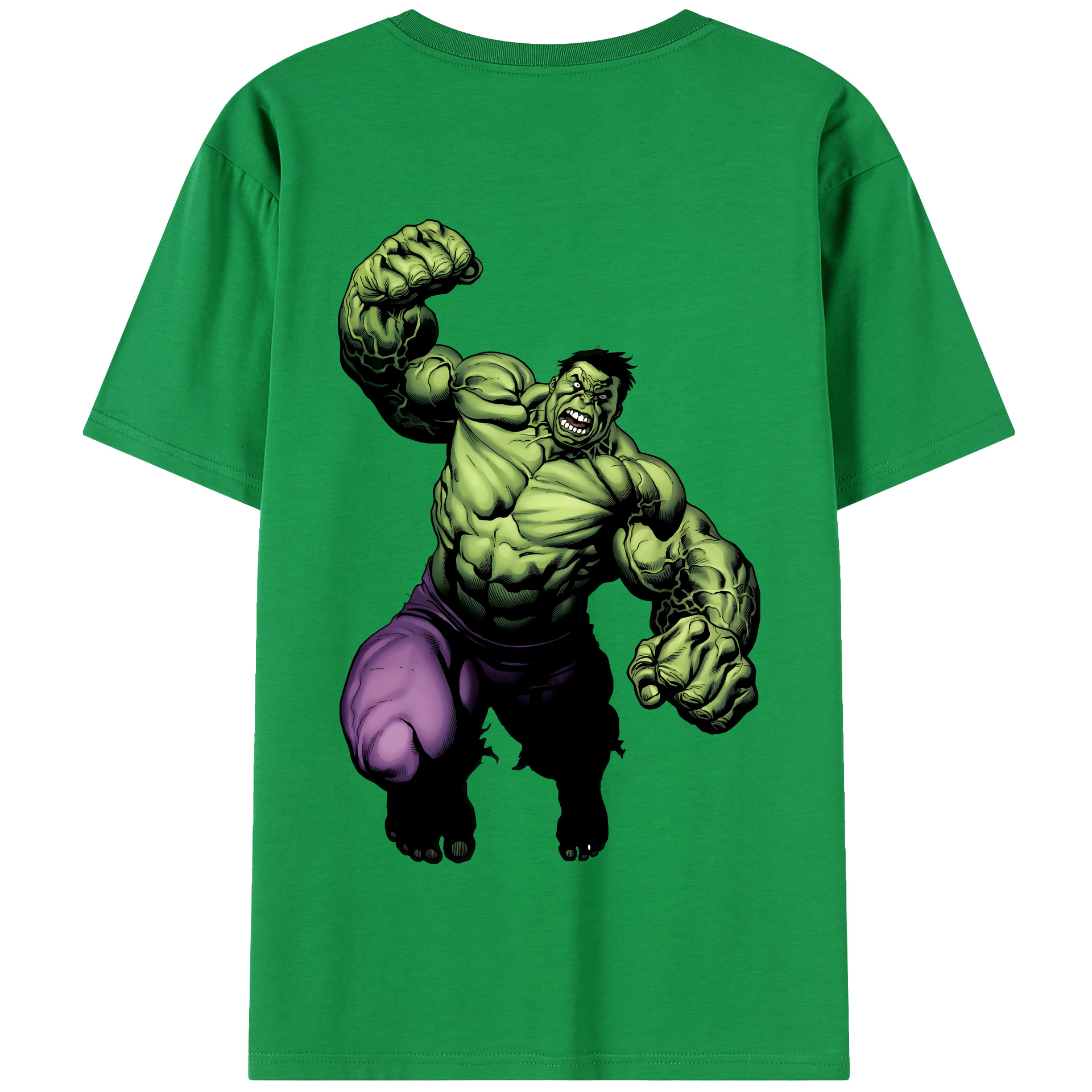 （画像用） アベンジャーズ The Avengers 綿100％半袖Tシャツ（背面プリント）