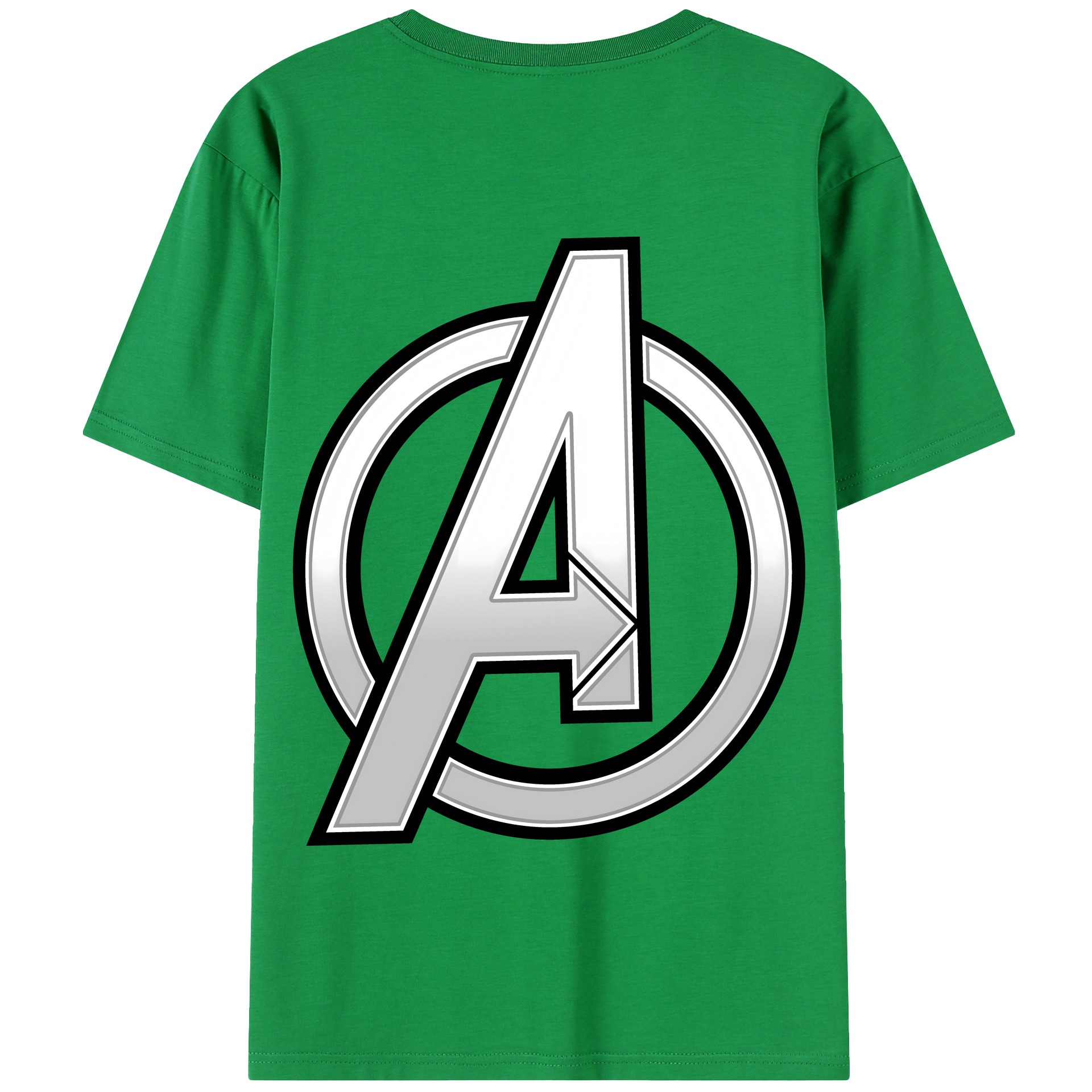 （画像用） アベンジャーズ The Avengers 綿100％半袖Tシャツ（背面プリント）