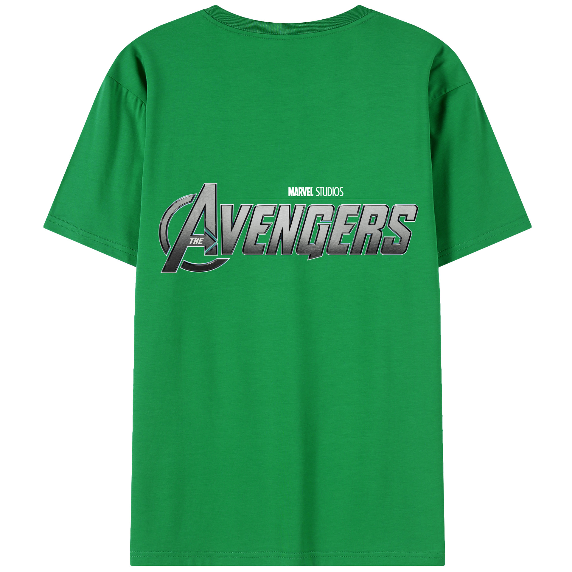 （画像用） アベンジャーズ The Avengers 綿100％半袖Tシャツ（背面プリント）