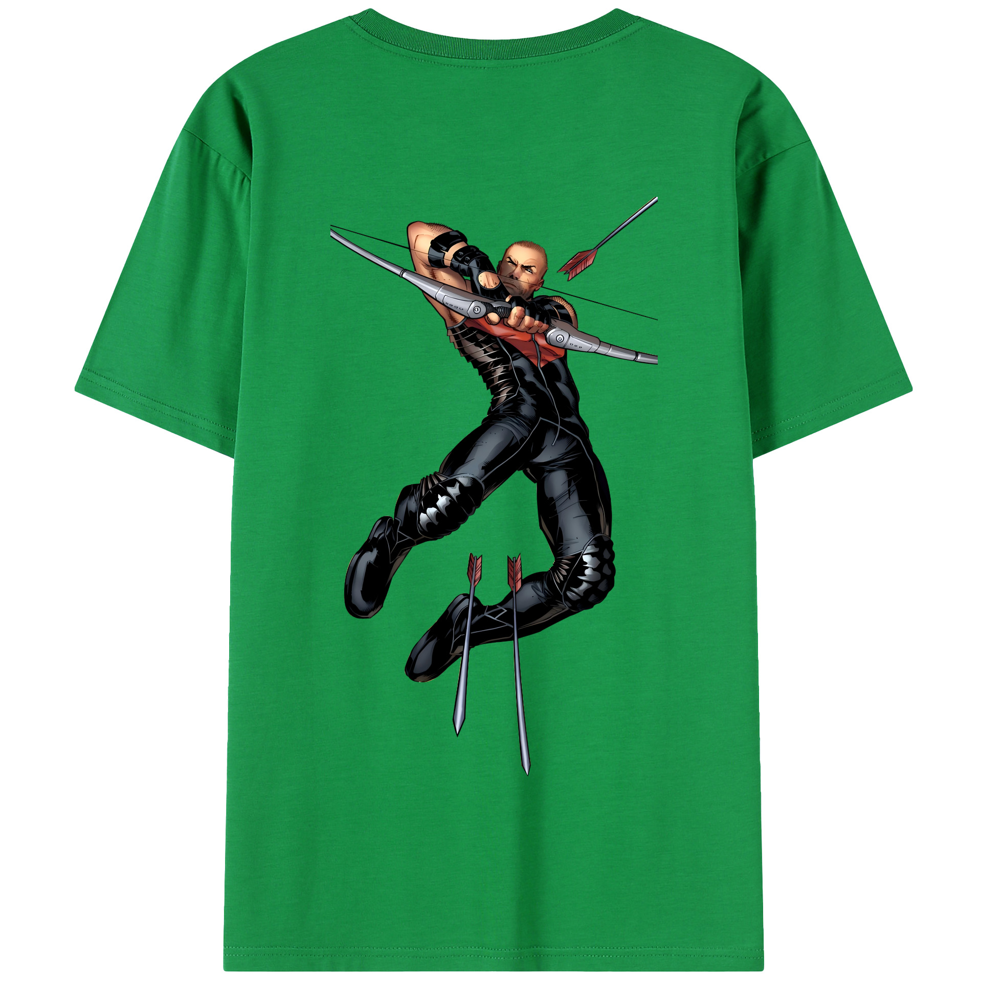 （画像用） アベンジャーズ The Avengers 綿100％半袖Tシャツ（背面プリント）