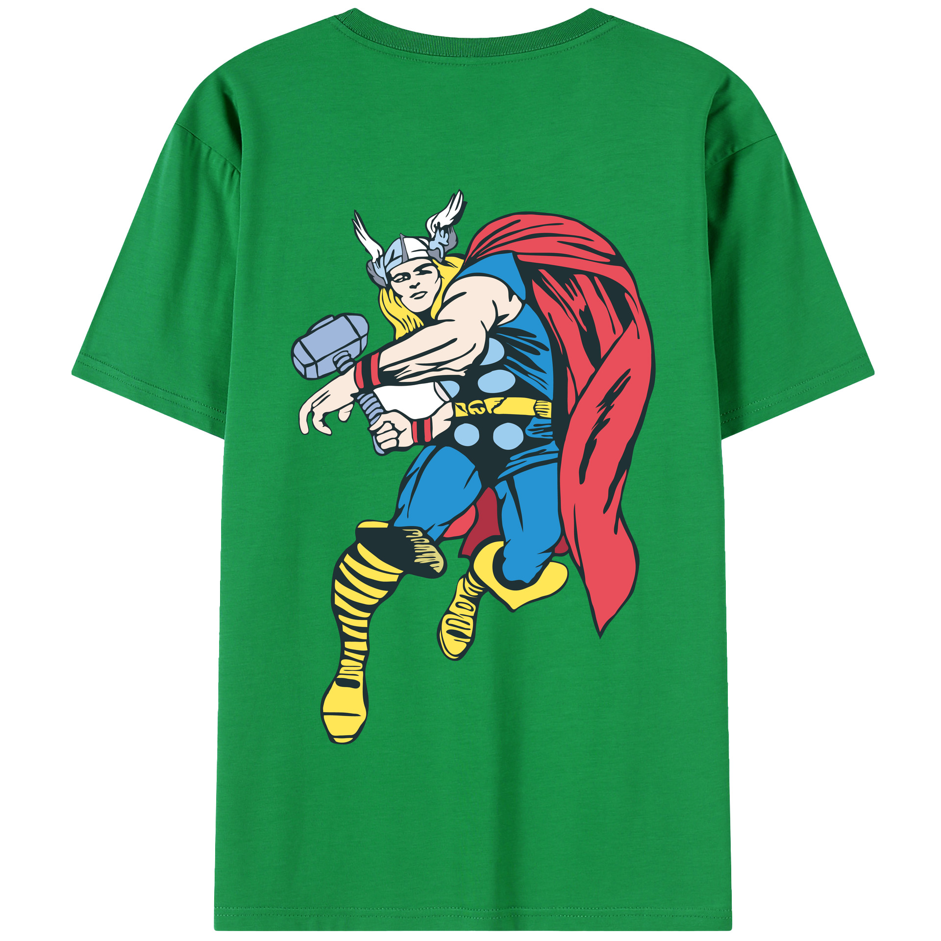 （画像用） アベンジャーズ The Avengers 綿100％半袖Tシャツ（背面プリント）