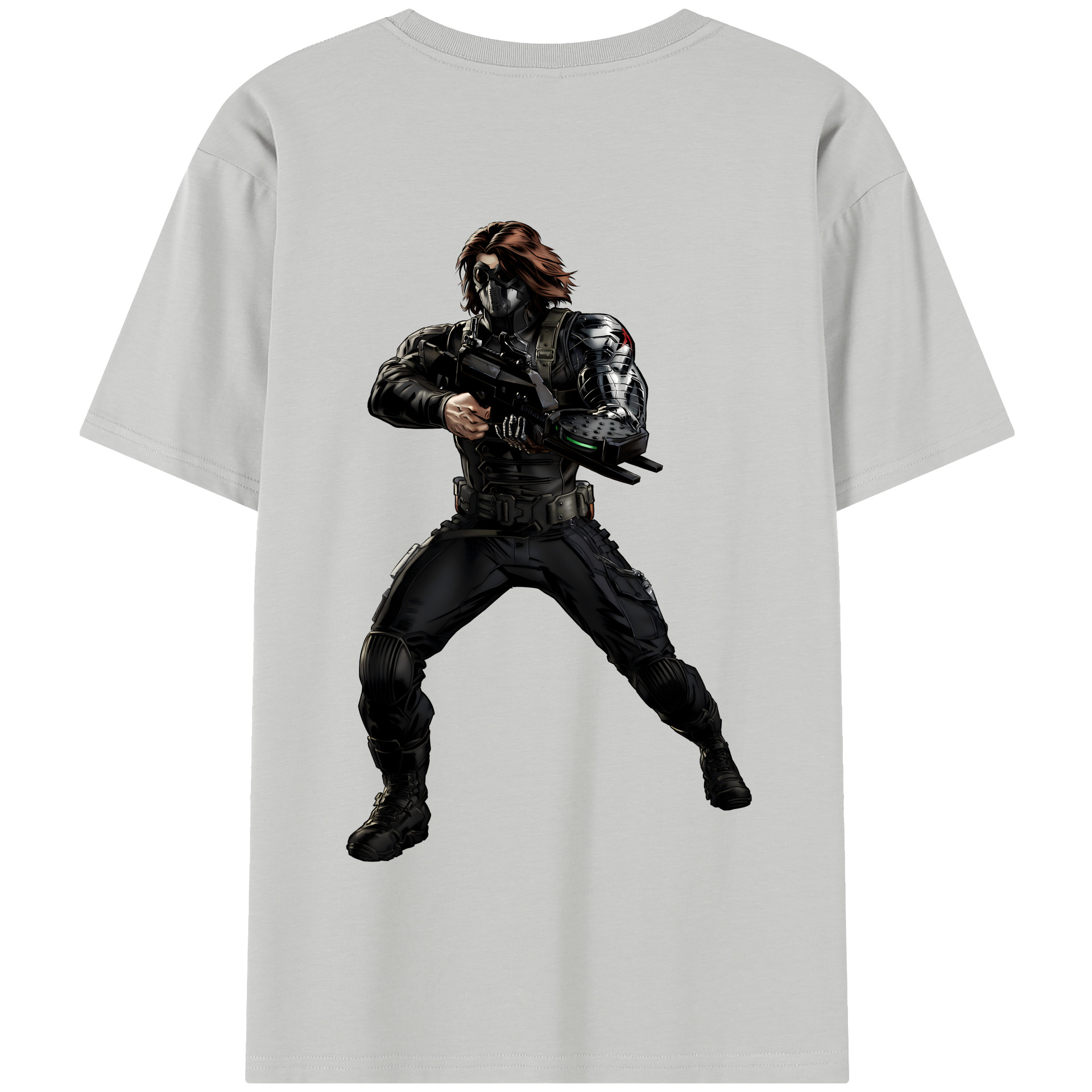 （画像用） アベンジャーズ The Avengers 綿100％半袖Tシャツ（背面プリント）