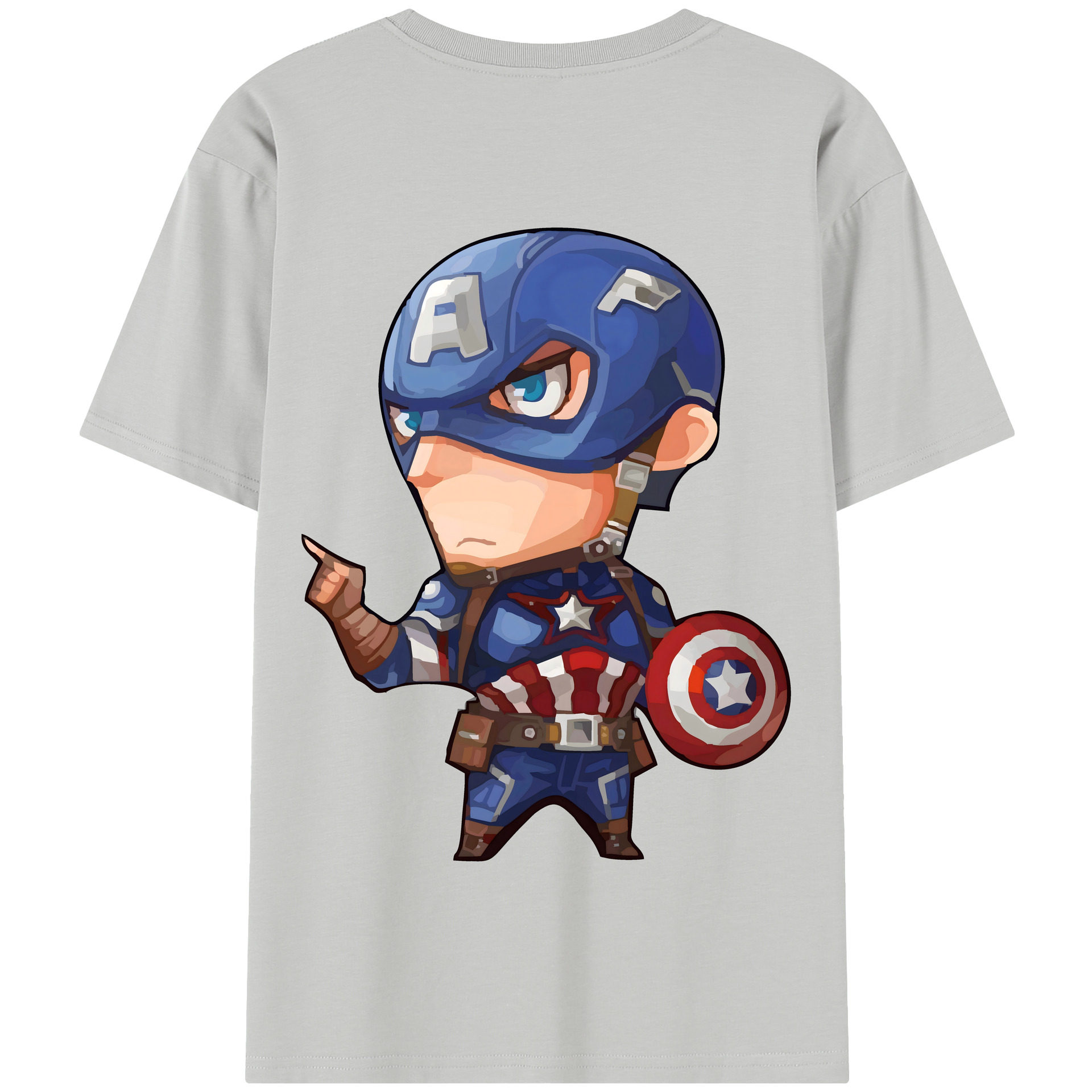 （画像用） アベンジャーズ The Avengers 綿100％半袖Tシャツ（背面プリント）