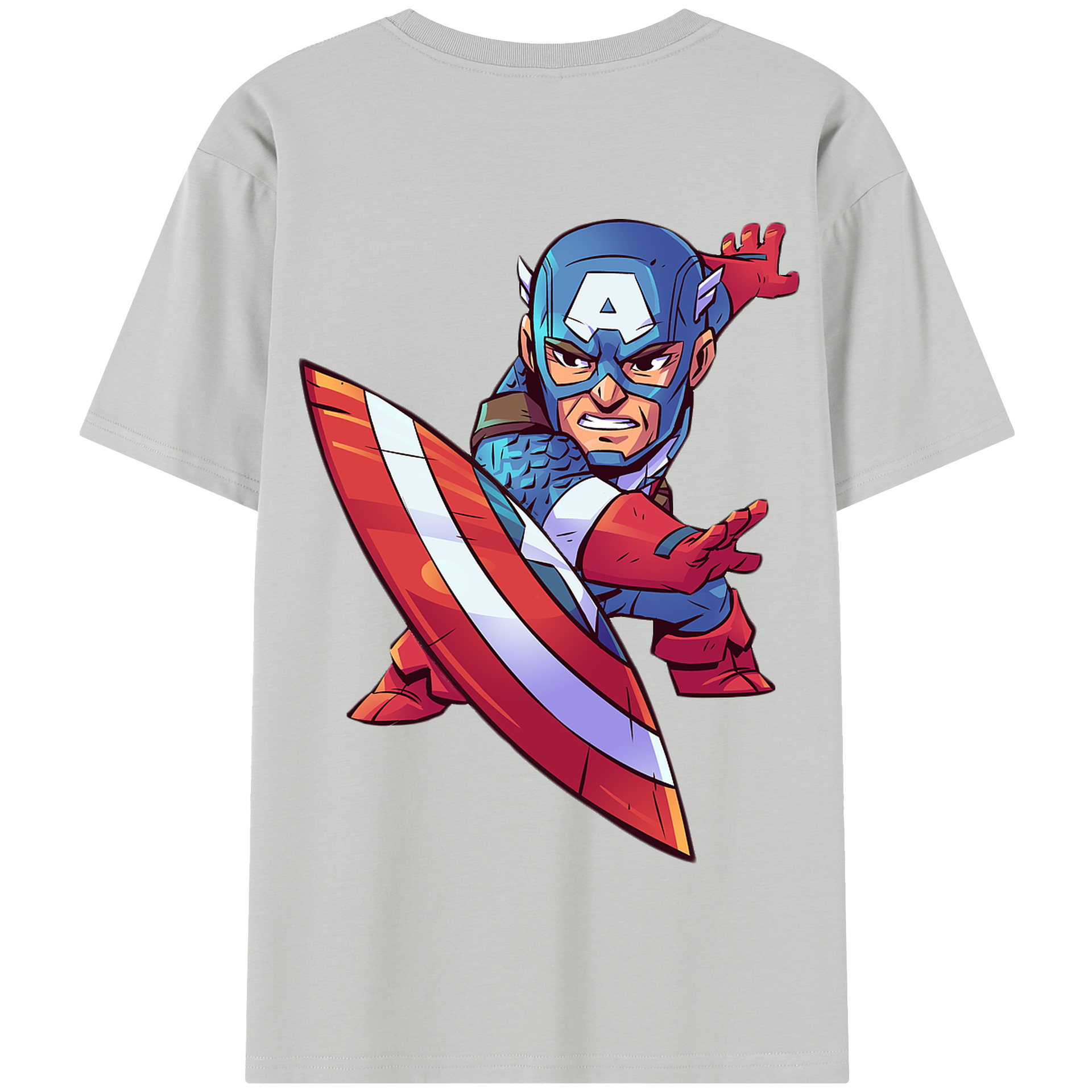 （画像用） アベンジャーズ The Avengers 綿100％半袖Tシャツ（背面プリント）