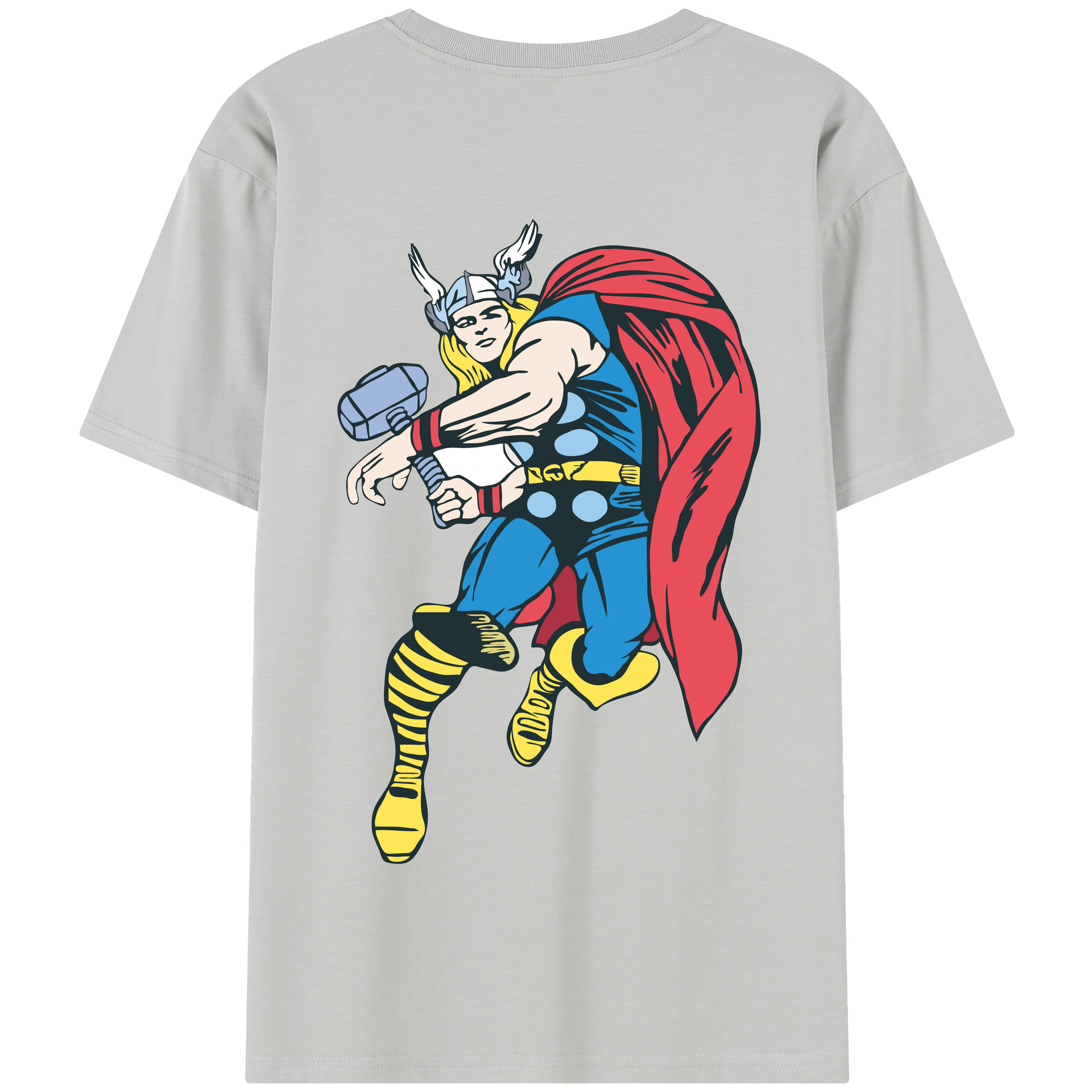 （画像用） アベンジャーズ The Avengers 綿100％半袖Tシャツ（背面プリント）