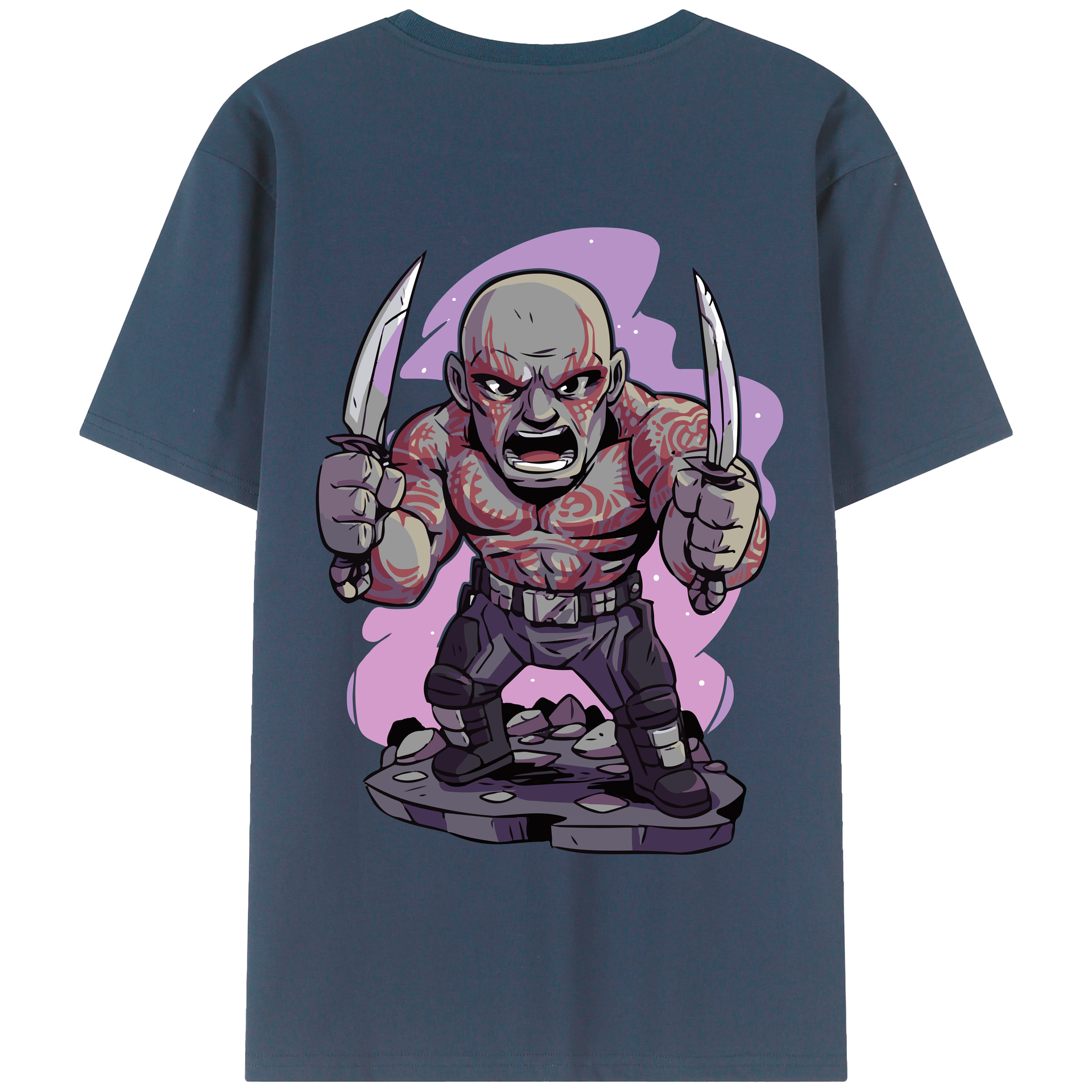 （画像用） アベンジャーズ The Avengers 綿100％半袖Tシャツ（背面プリント）