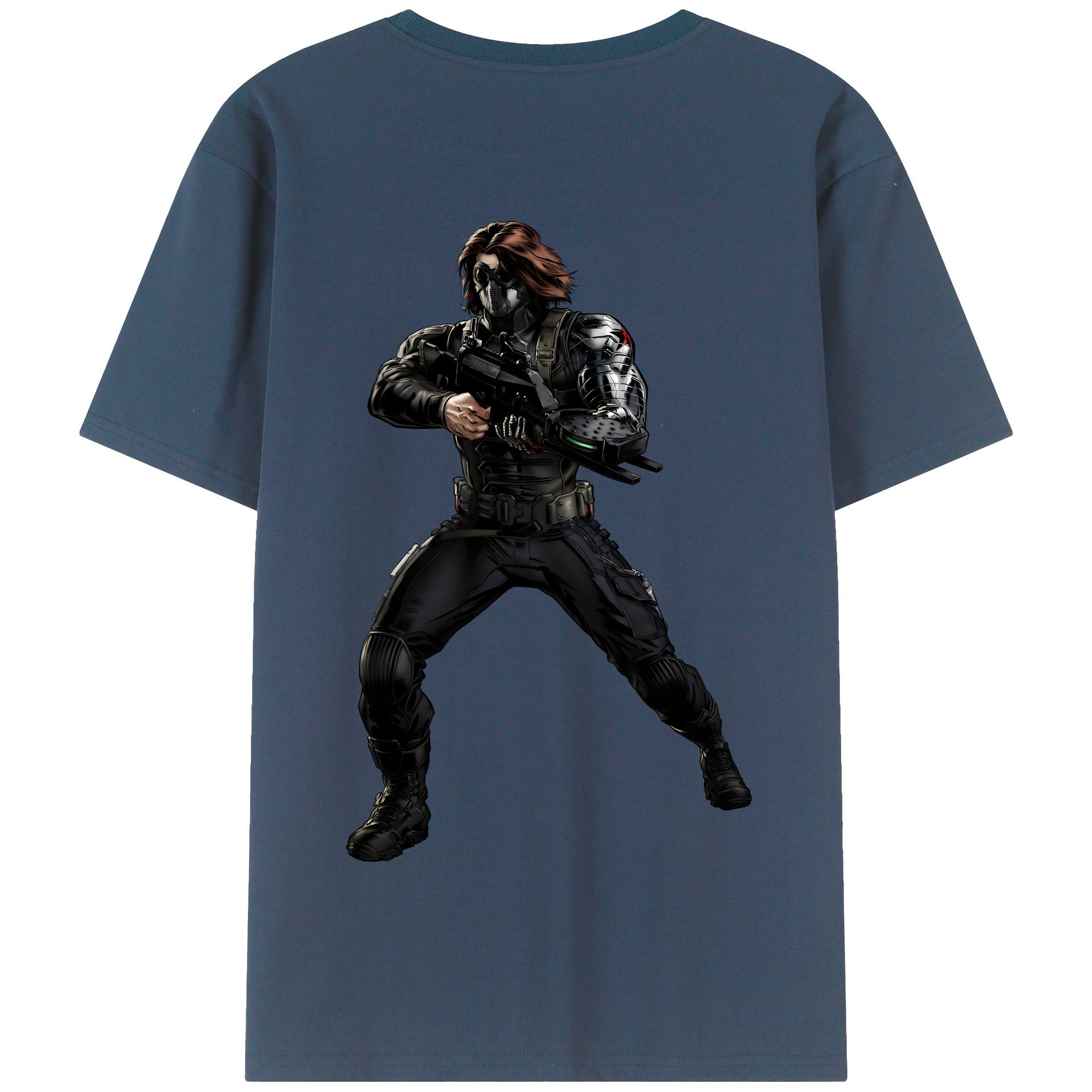 （画像用） アベンジャーズ The Avengers 綿100％半袖Tシャツ（背面プリント）